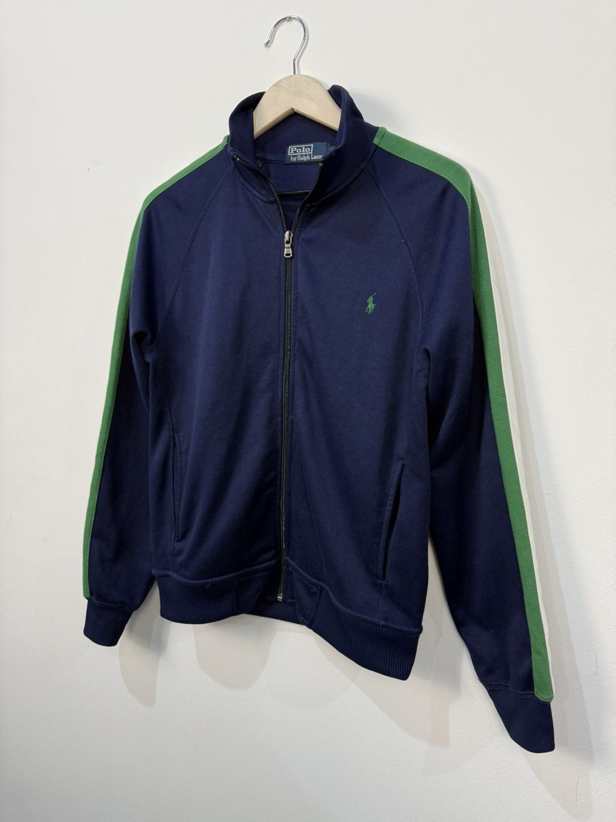 Polo Ralph Lauren Polo Ralph Lauren Vintage Zip Blue Sweatshirt Size US S / EU 44-46 / 1 - 2 Thumbnail