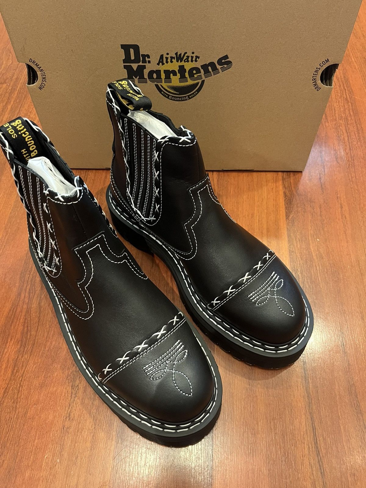 Dr. Martens 2976 GOTHIC AMERICANA PLATFORM CHELSEA Size US 5 / EU 37 - 14 Thumbnail