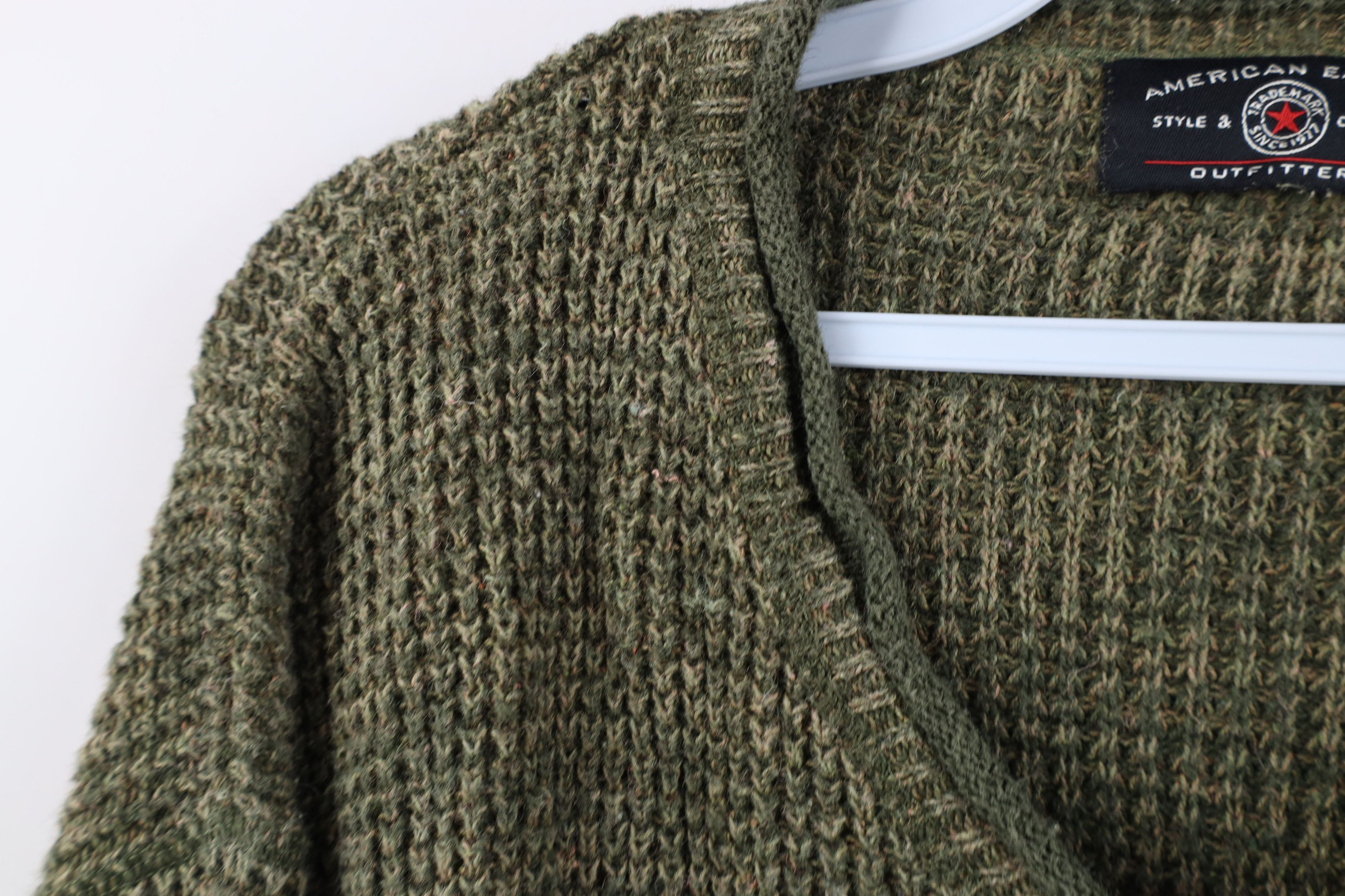 American Eagle Outfitters Vintage 90s Y2K American Eagle Outfitters Marled Sweater Size XL / US 12-14 / IT 48-50 - 6 Thumbnail