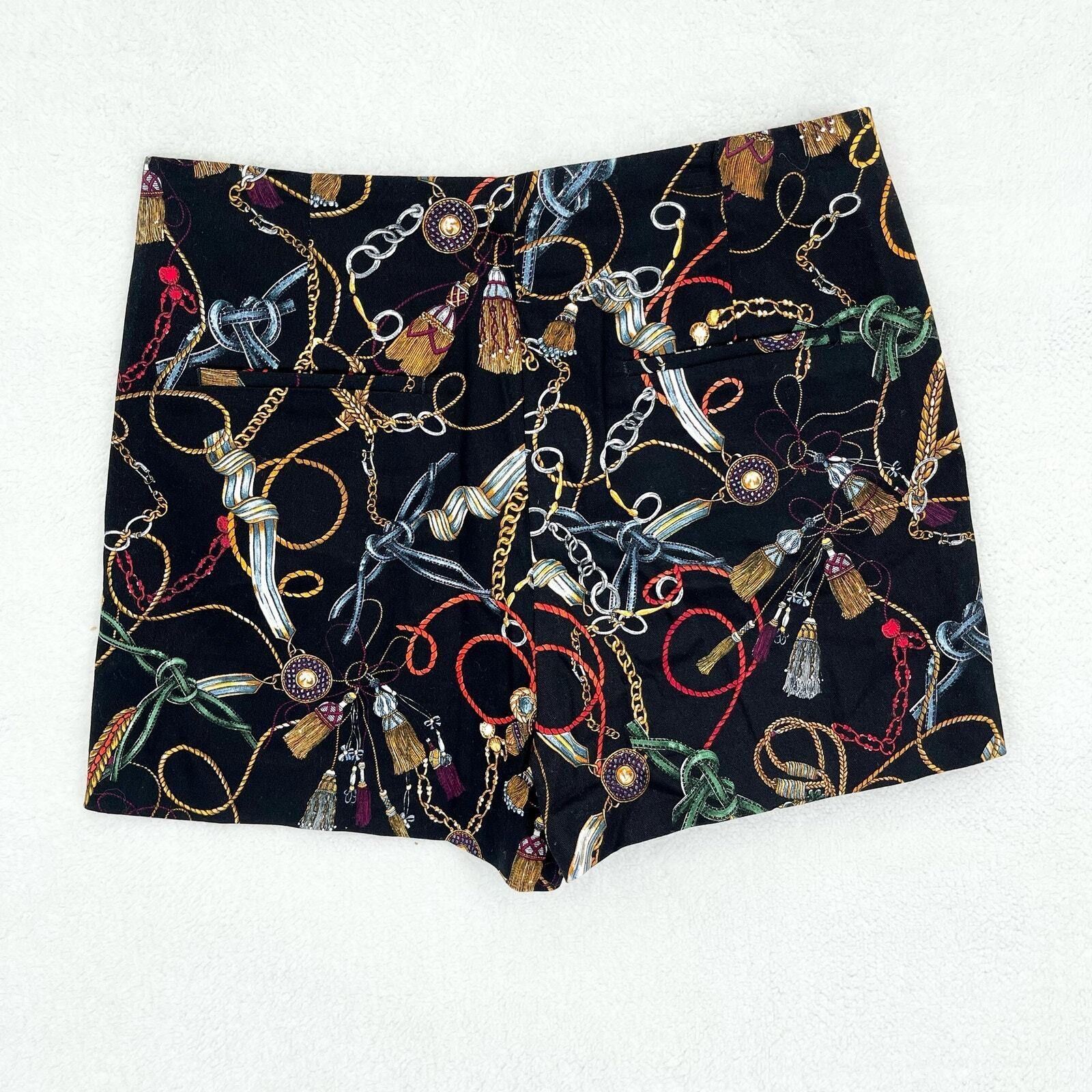 Zara Zara High Waisted Nautical Tailored Shorts Size Medium Size 29" - 5 Thumbnail