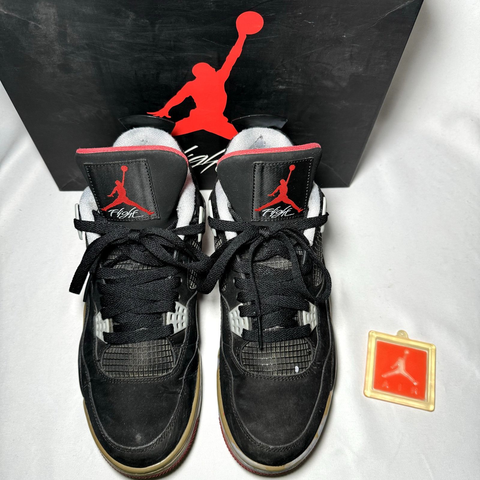 Jordan Brand × Nike Size 10 - Nike Air Jordan 4 Retro Bred 2012 Men's Shoes Size US 10 / EU 43 - 4 Thumbnail