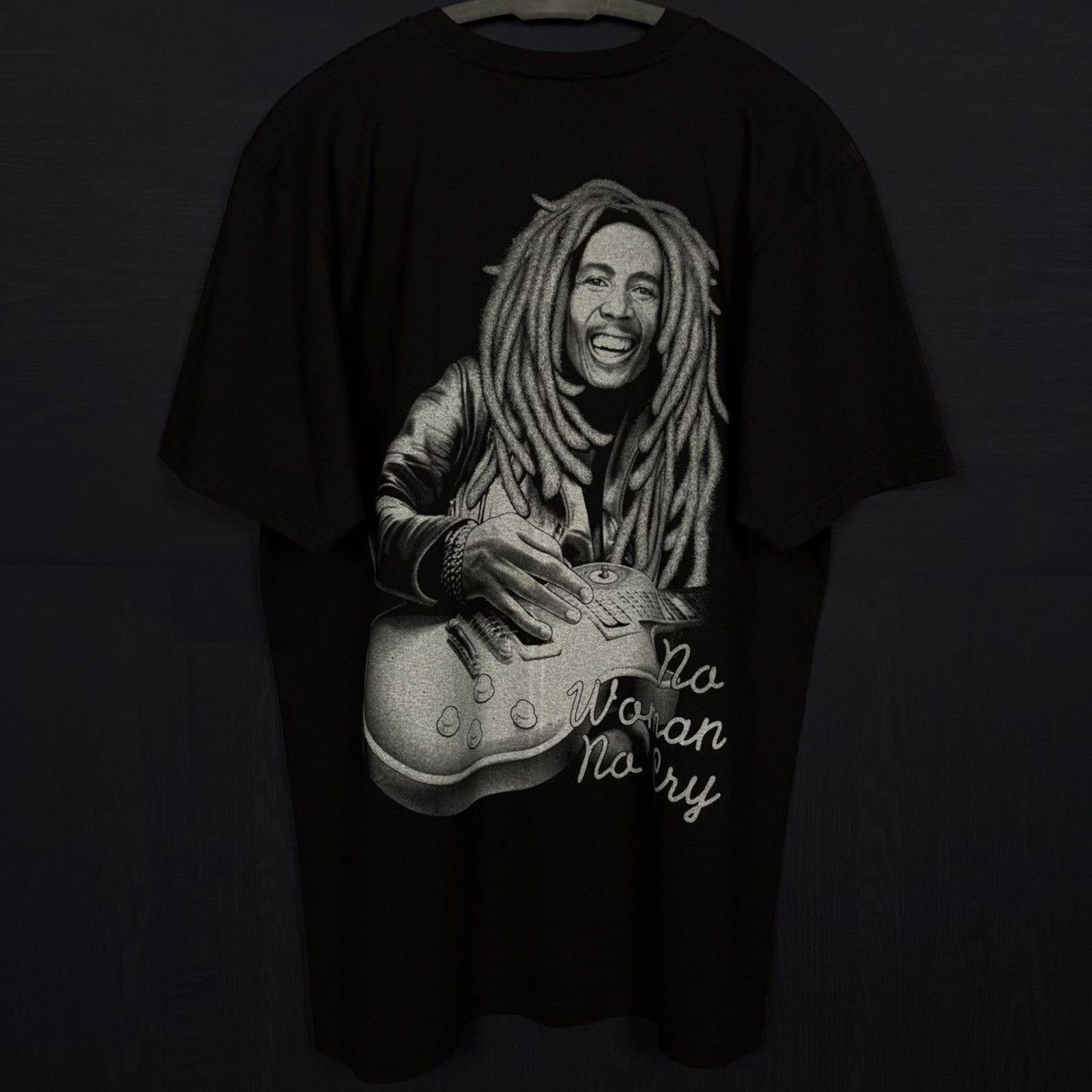 Band Tees × Vintage 🇯🇲BOB MARLEY No Woman No Cry T Size US L / EU 52-54 / 3 - 6 Thumbnail
