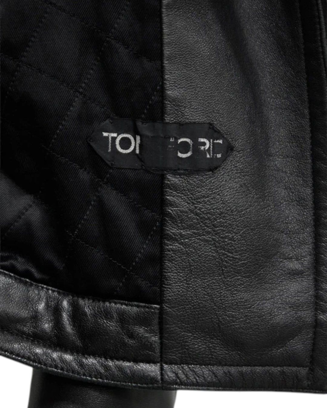 Tom Ford F/W 2014 LEATHER BIKER JACKET Size US M / EU 48-50 / 2 - 7 Thumbnail