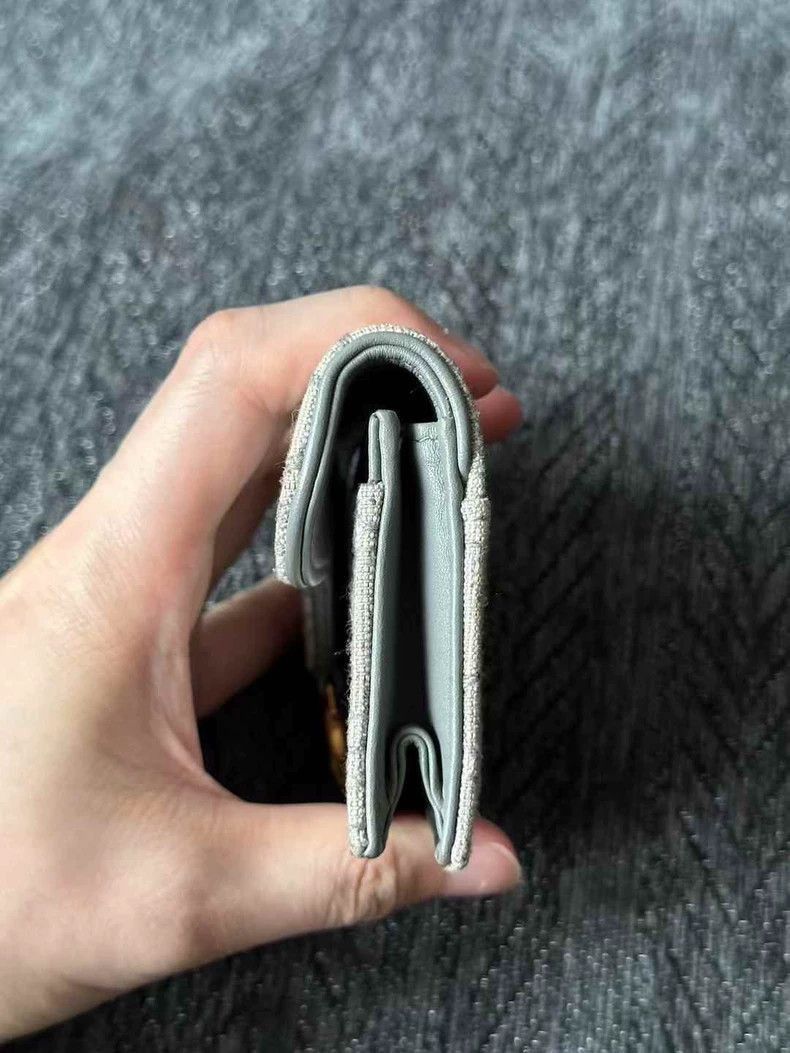 Dior Dior Card Holder in Gray Color-2506 Size ONE SIZE - 3 Thumbnail