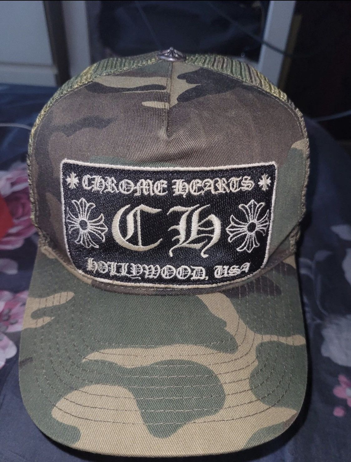 Chrome Hearts OG Rare Vintage Chrome Heart camo Trucker Size ONE SIZE - 1 Thumbnail