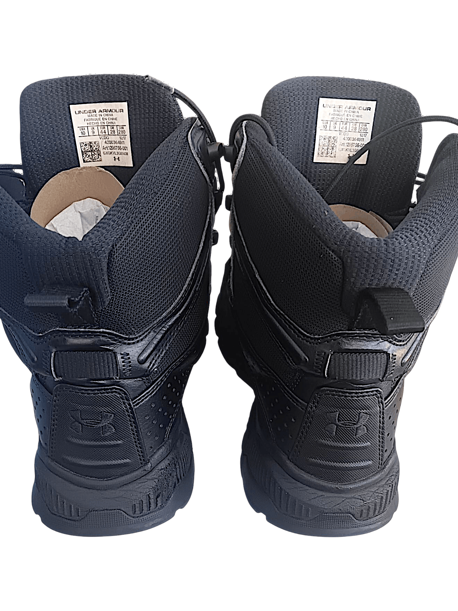 Under Armour Under Armor Men's Size 10 Black Tactical Lace Up Boots Size US 10 / EU 43 - 8 Thumbnail
