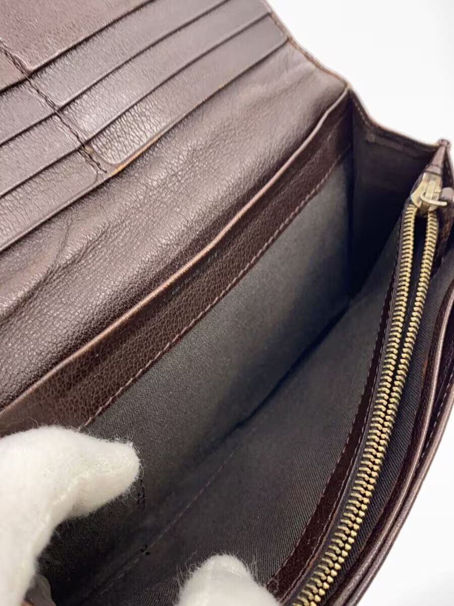 Fendi Fendi Leather Long Wallet Brown Size ONE SIZE - 6 Thumbnail