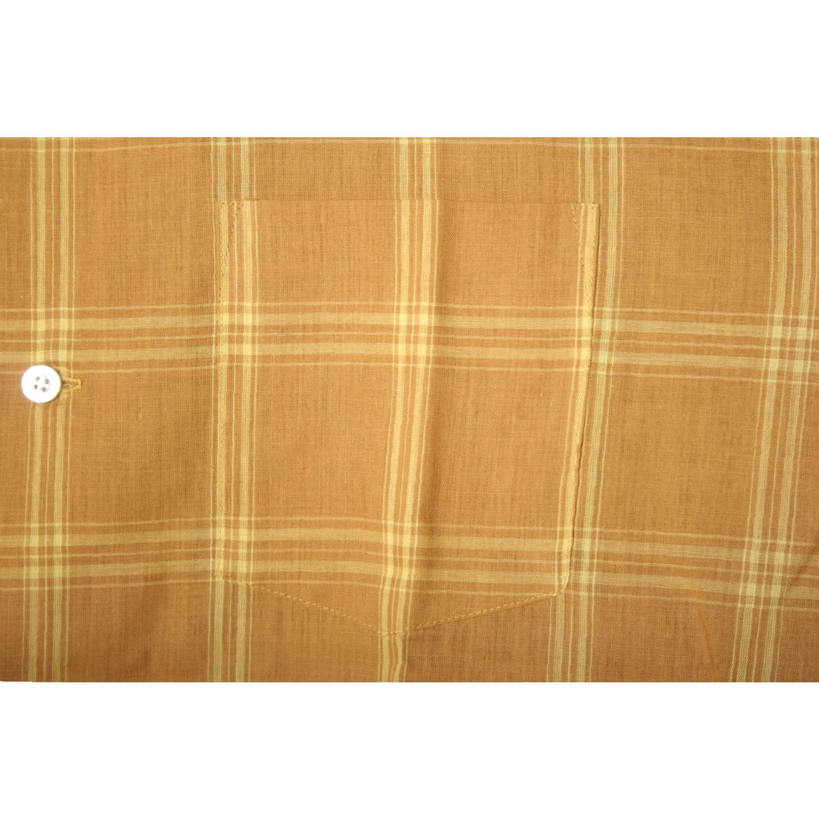 Van Heusen VINTAGE Van Heusen Shirt Yellow Plaid Button Front Big & Tall XLT 17-17.5 Mens Size US XL / EU 56 / 4 - 5 Thumbnail