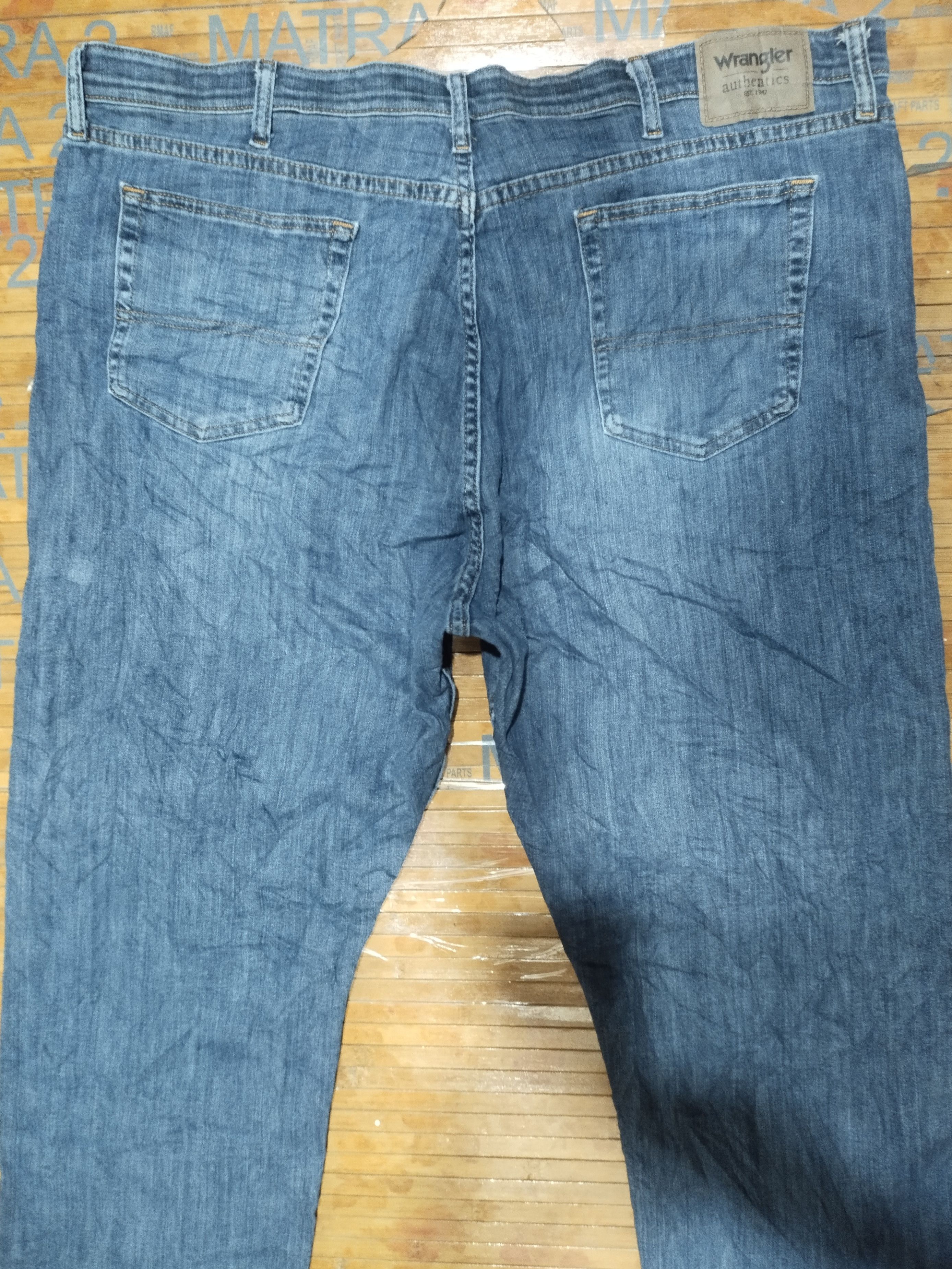 Vintage × Wrangler Jeans Wrangler authentics Est 1947 "Stretch" Sz 42" Size US 42 / EU 58 - 10 Thumbnail