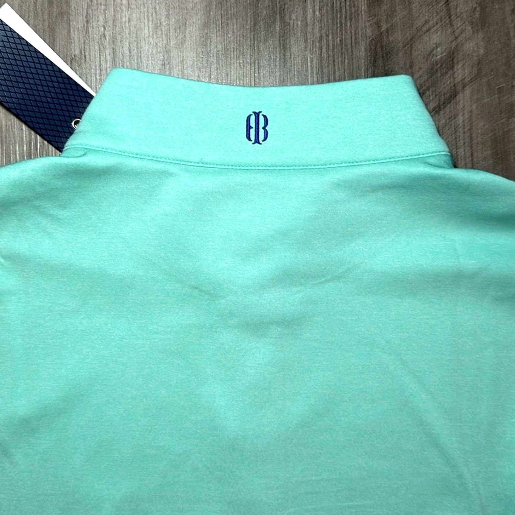 Vintage Holderness & Bourne Dry Luxe Performance Tailored Fit Quarter Zip - Men L Green Sweatshirt Pullover Shirt Regular Size US L / EU 52-54 / 3 - 5 Thumbnail
