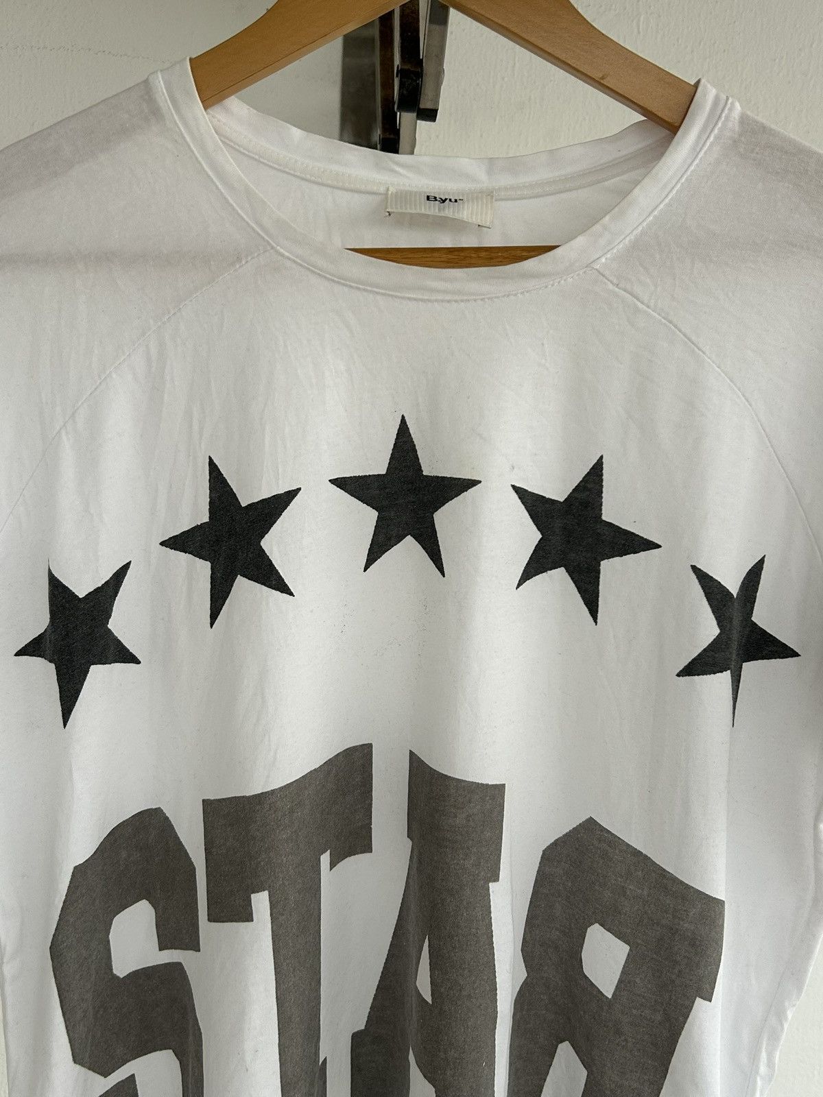 Other B.yu Star White Tee Italy Size US L / EU 52-54 / 3 - 3 Thumbnail