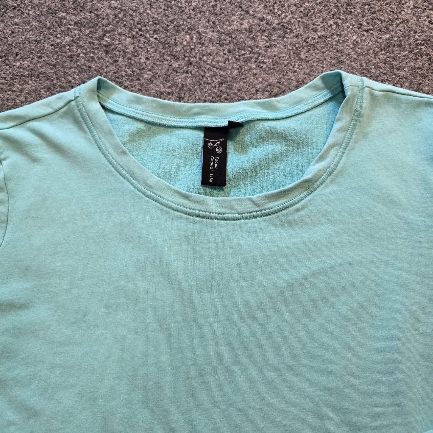 Alife Focus Casual Life Top Shirt Womens Medium Green 3/4 Sleeve Pocket Stretch Casual Size M / US 6-8 / IT 42-44 - 2 Thumbnail