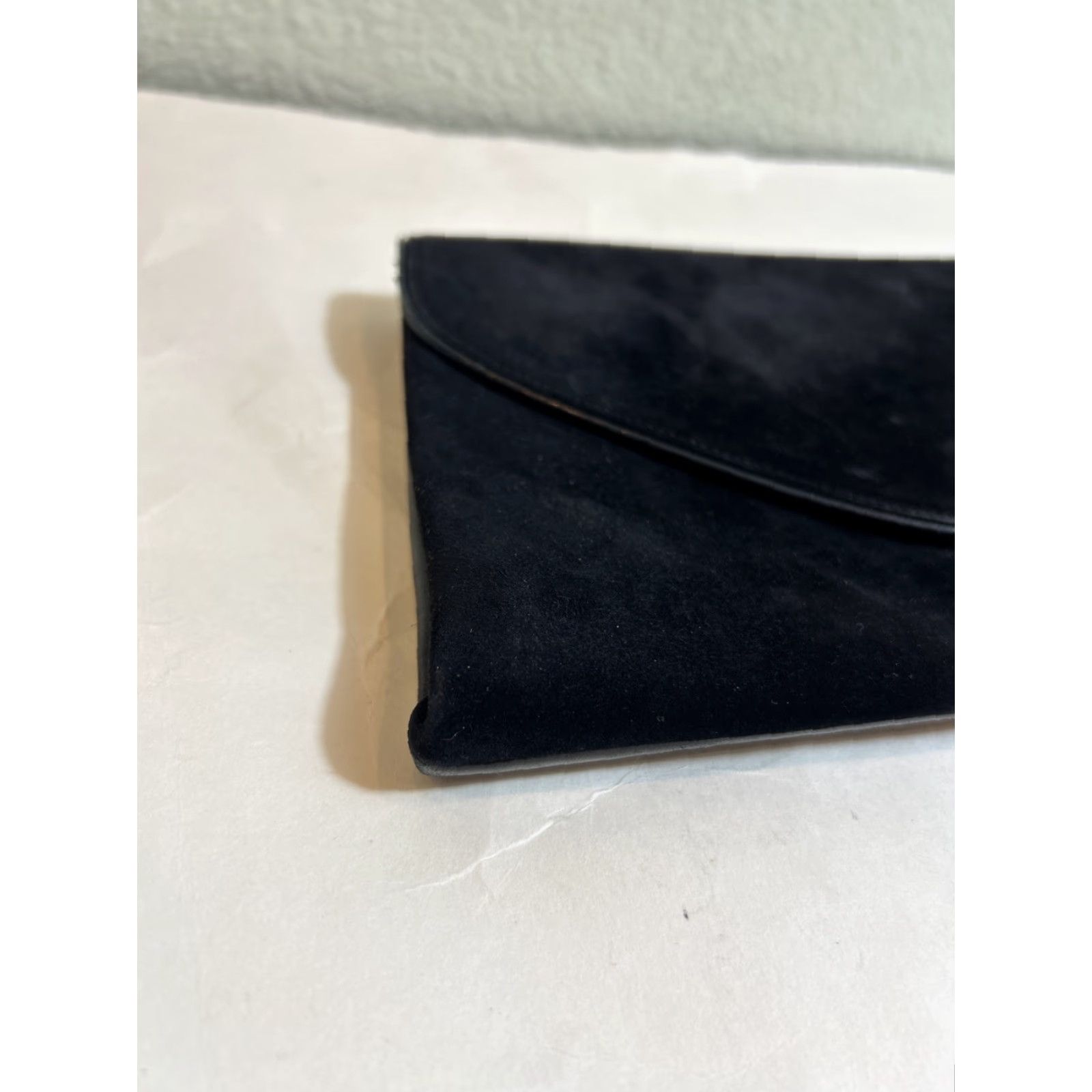 Bally VINTAGE Bally Clutch Womens Black Leather Suede Purse Size ONE SIZE - 6 Thumbnail