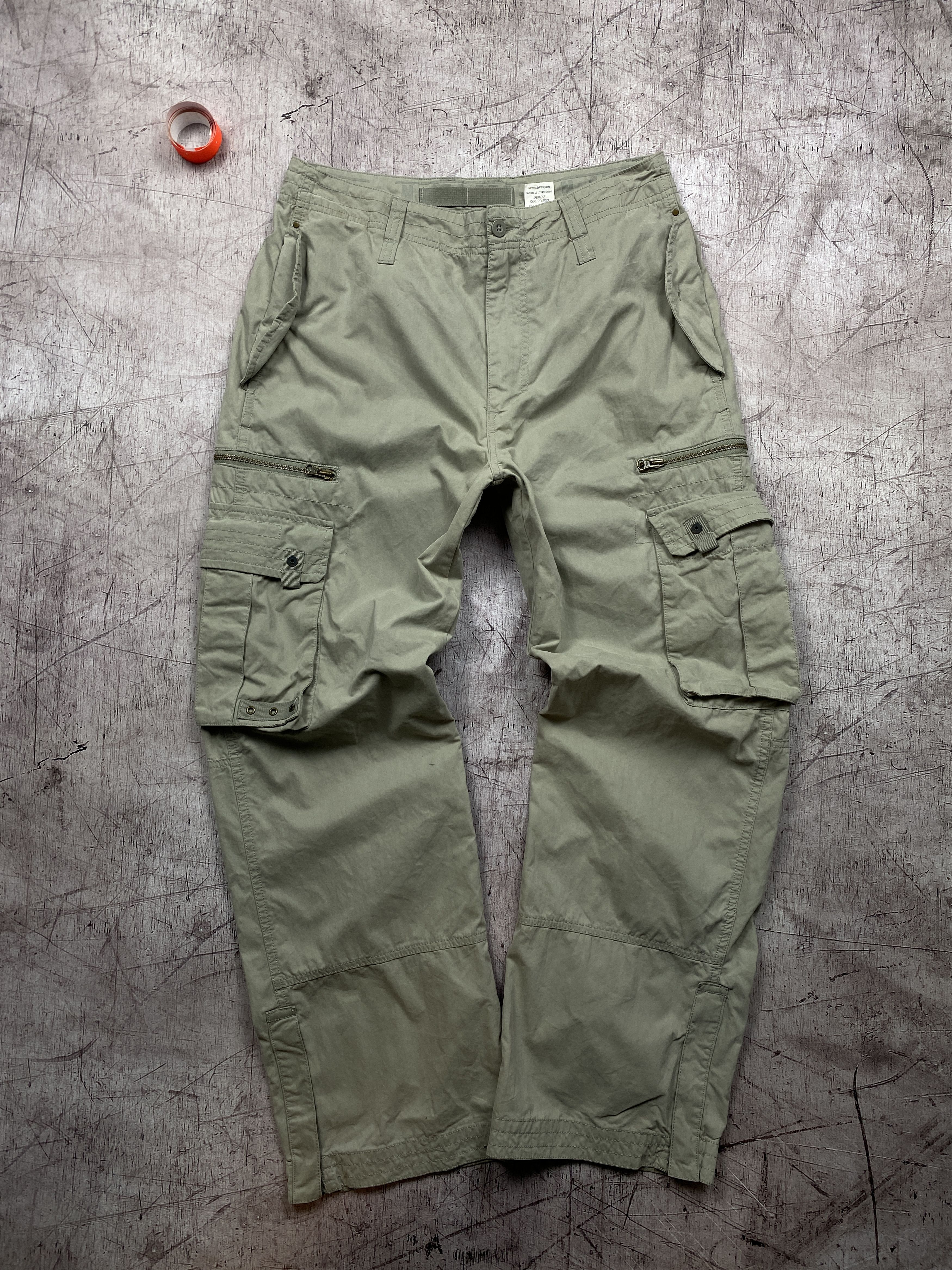 Pre-owned 20471120 X Military Vintage Military Cargo Pants Y2k Multipocket