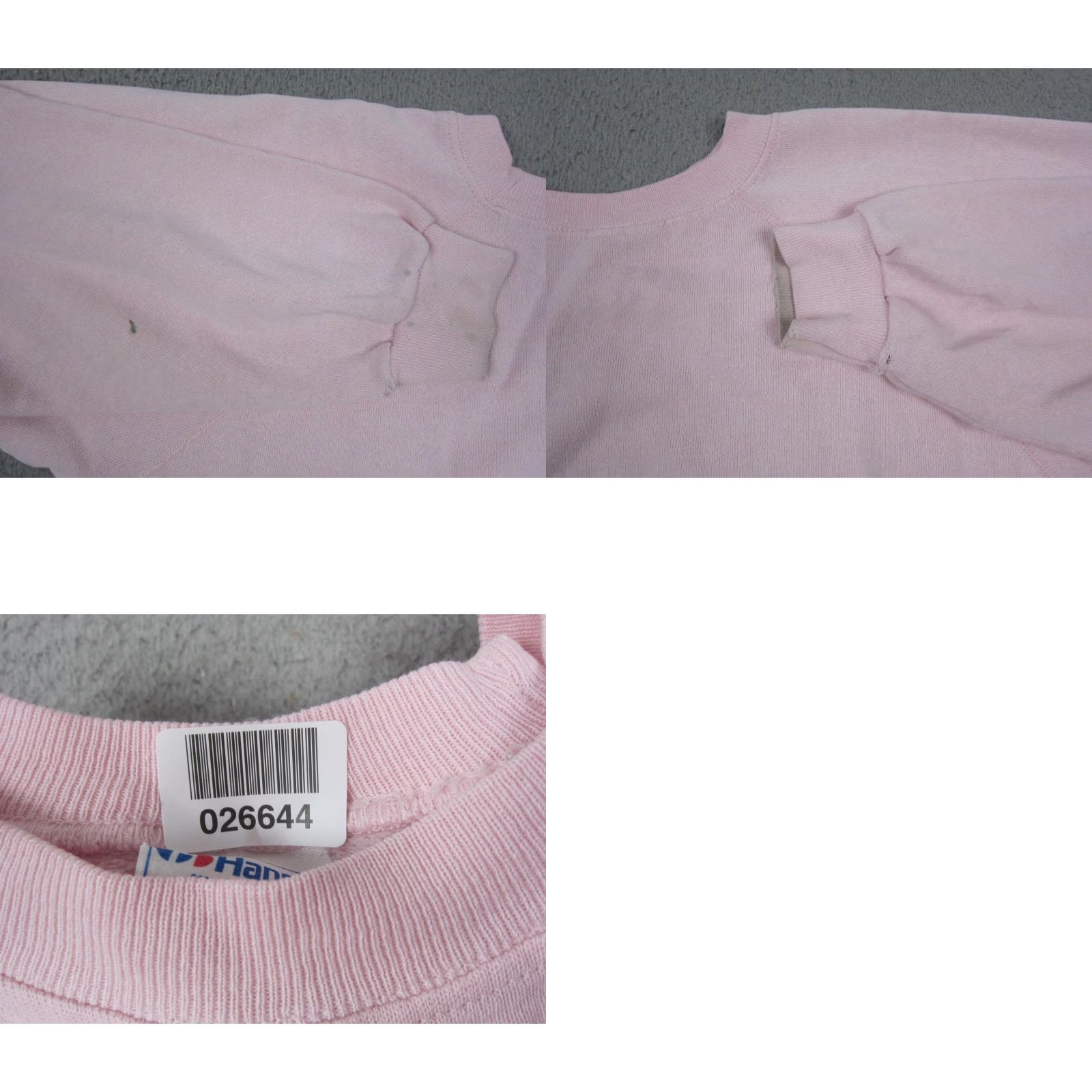 Hanes VINTAGE Hanes Sweatshirt Adult L Pink 80s 90s Mercy Hospital Care Regular Mens Sweatshirt Pullover Crew Neck Fleece All Seasons Built in USA Size US L / EU 52-54 / 3 - 9 Thumbnail