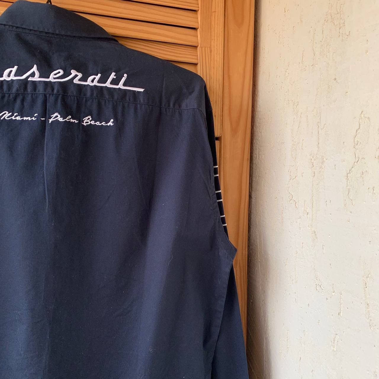 La Martina Rare! Vintage La Martina Maserati Big Logo Shirt Button Up Size US L / EU 52-54 / 3 - 3 Thumbnail