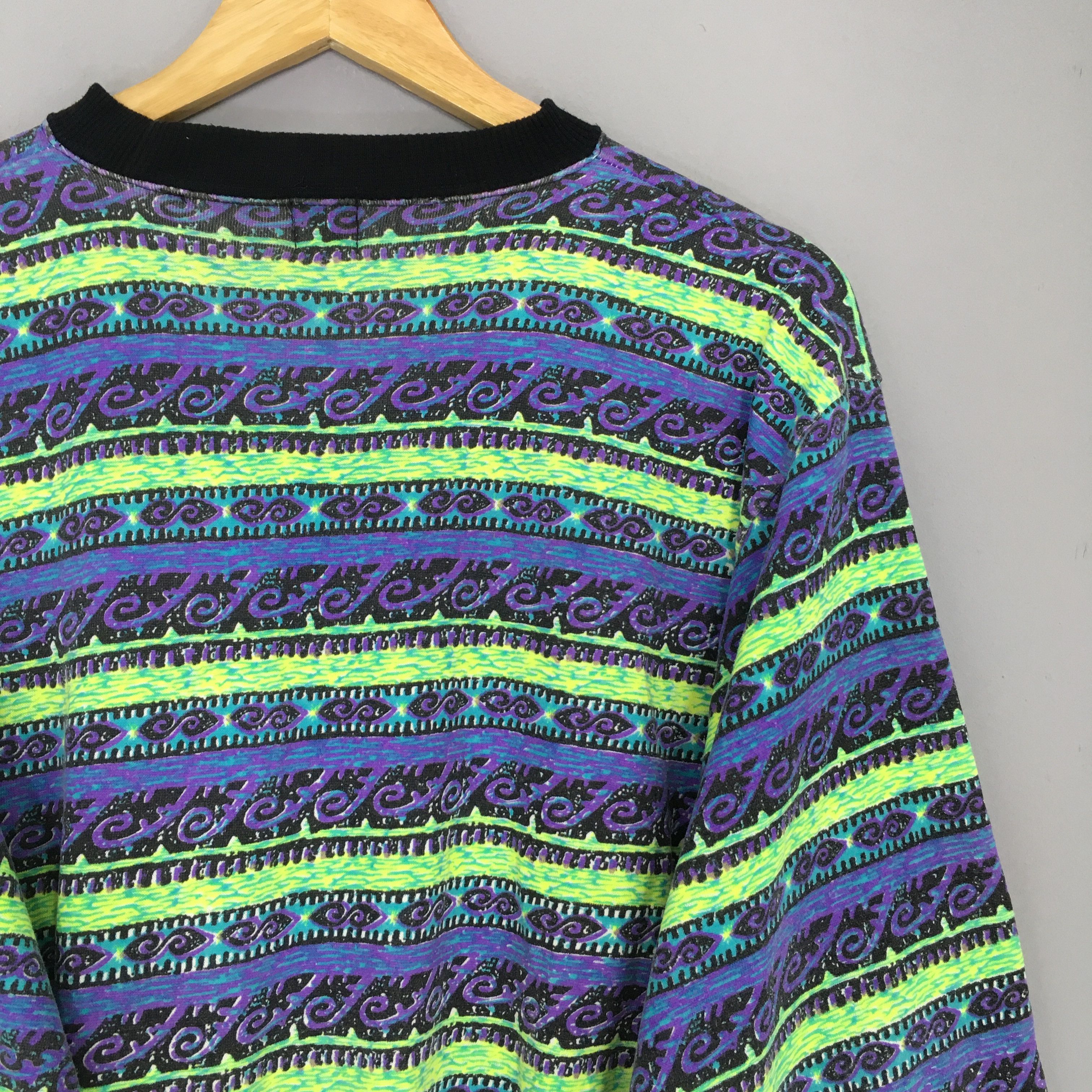 Vintage Vintage Local Masters Abstract Native Striped Sweatshirt M Size US M / EU 48-50 / 2 - 8 Thumbnail
