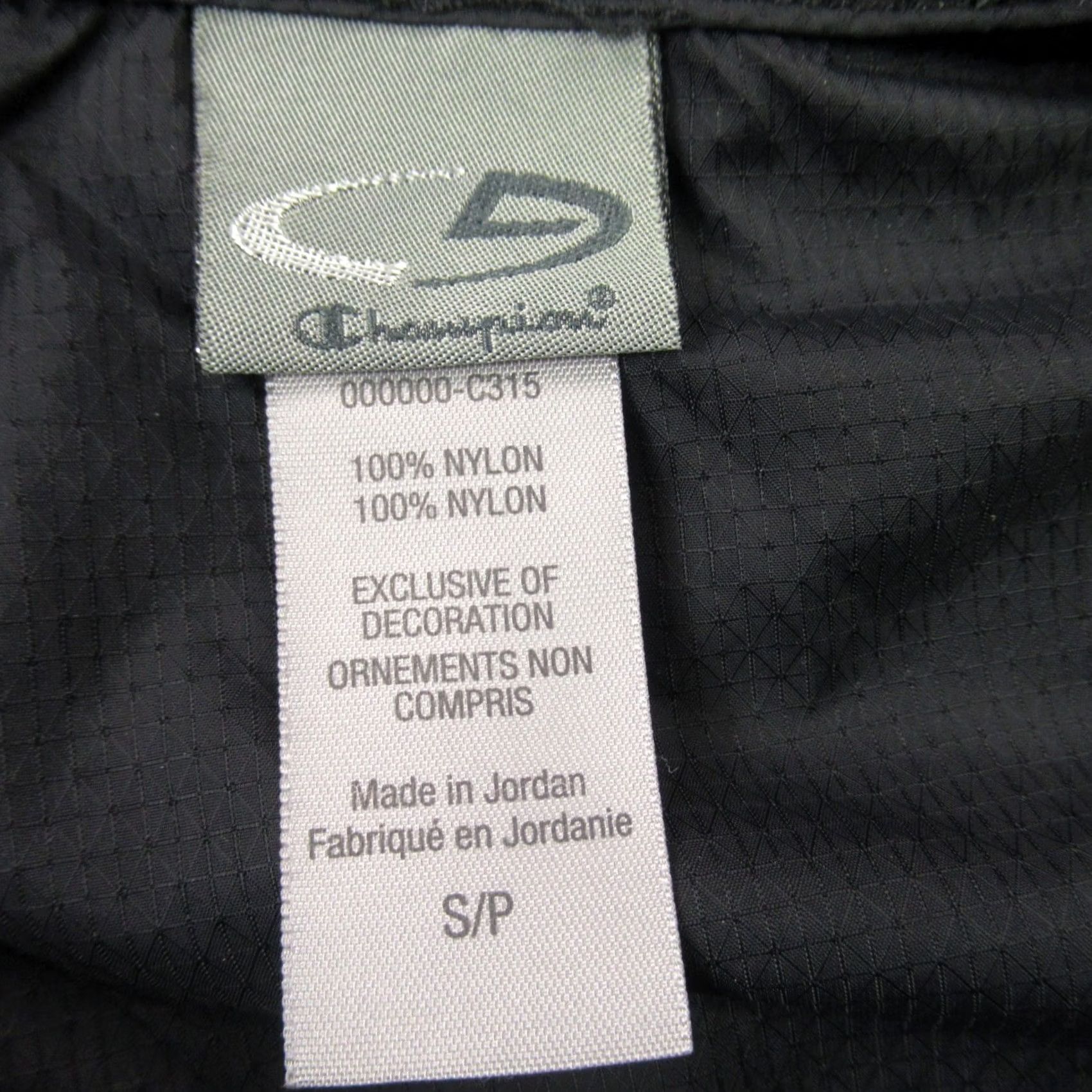 Champion Champion Jacket Womens Small Petite Long Sleeve Full Zip Pockets Lightweight Windbreaker Black 90s Optional? Size S / US 4 / IT 40 - 3 Thumbnail