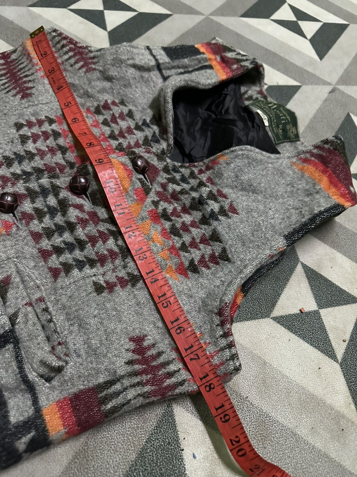 Native Monti native navajo wool vest Size US S / EU 44-46 / 1 - 7 Thumbnail