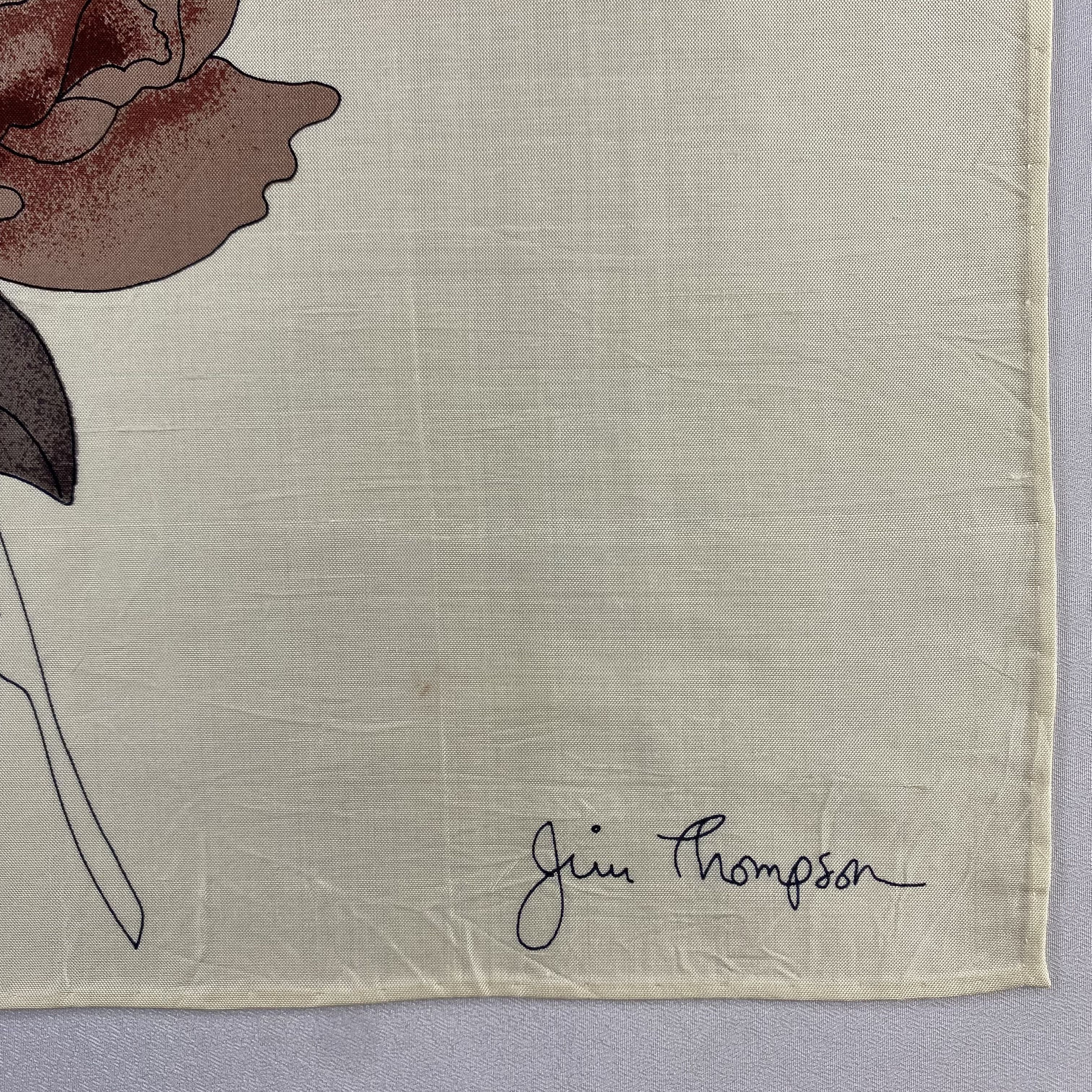 Jim Thompson × Vintage Jim Thompson Bandana/ Handkerchief / Neckerchief-P1305 Size ONE SIZE - 3 Thumbnail
