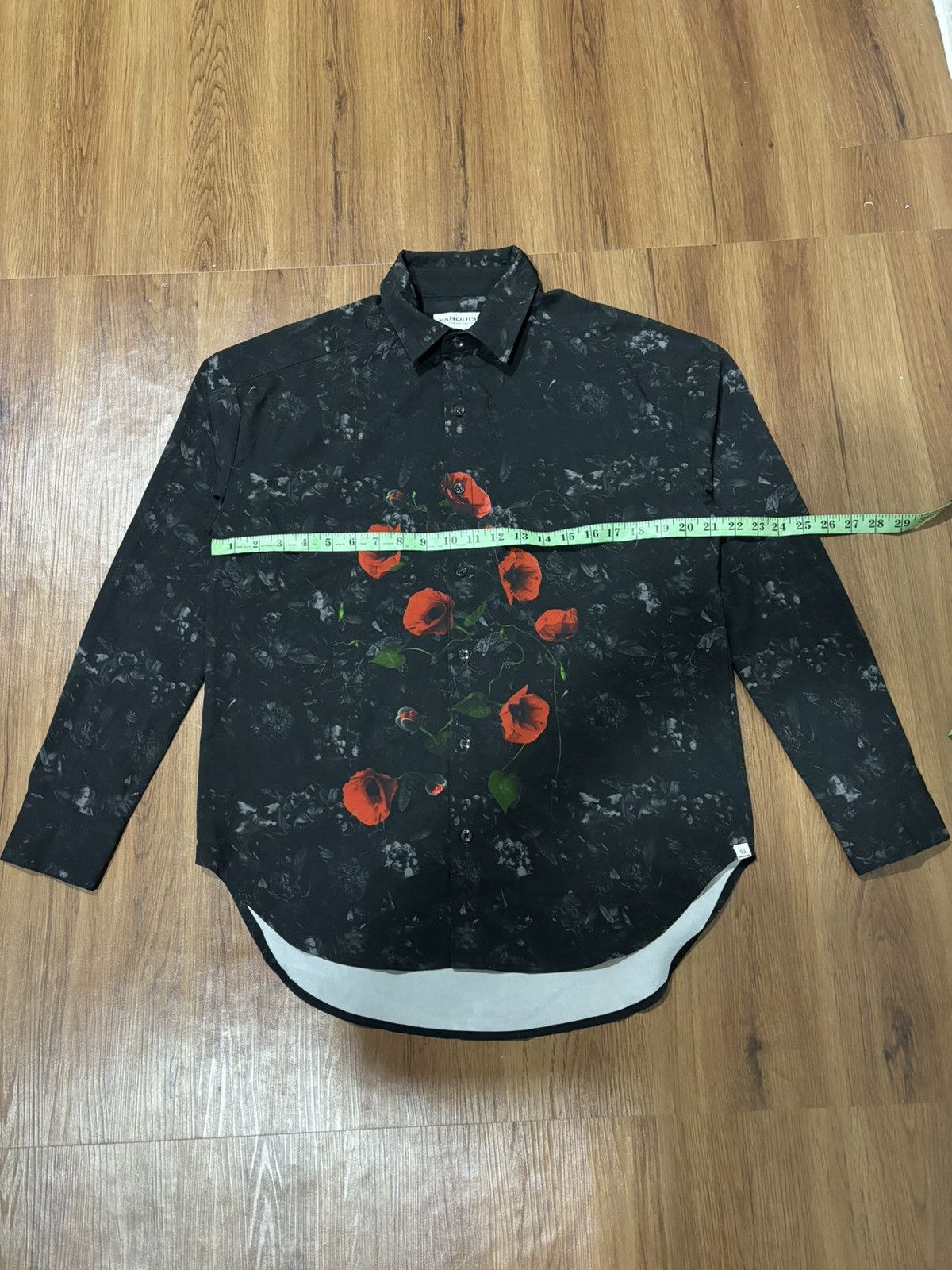 Japanese Brand × Vanquish × Vintage Vintage Vanquish Tokyo Black Rose Shirt Size US S / EU 44-46 / 1 - 10 Thumbnail