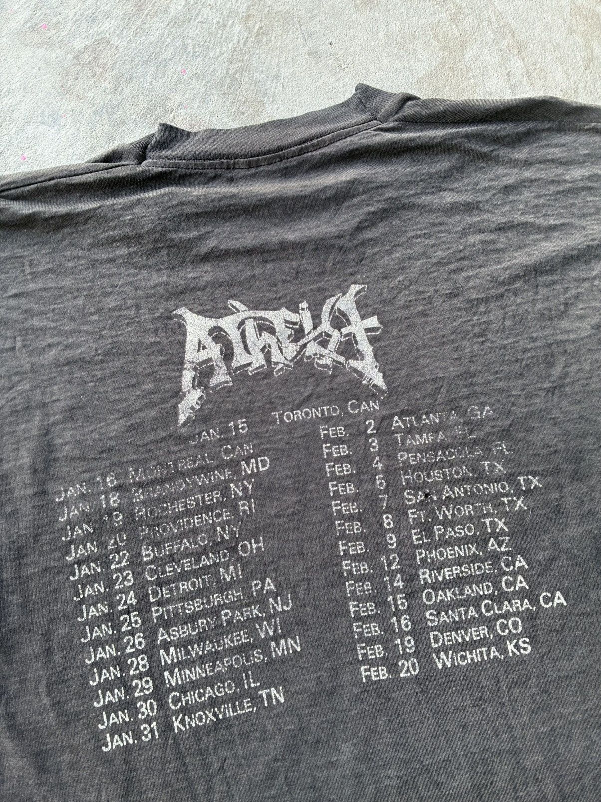 Band Tees Vintage 90s Atheist Unquestionable Presence Tour Shirt Size US XL / EU 56 / 4 - 5 Thumbnail