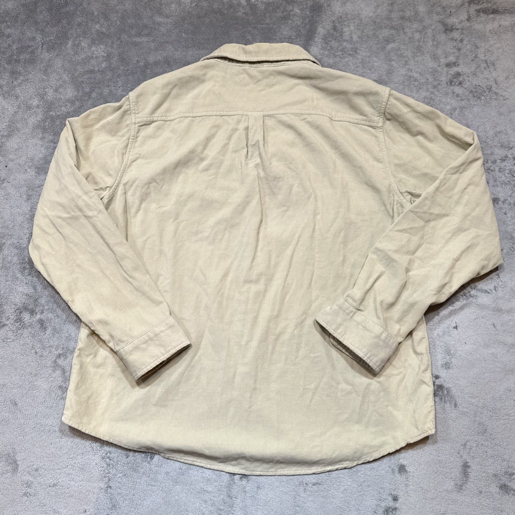 Outerknown VINTAGE Outerknown Seventyseven Shirt Men XL Corduroy Long Sleeve Ivory Button-Up Fashionable Spring Fall Winter Casual Mens Size US XL / EU 56 / 4 - 6 Thumbnail