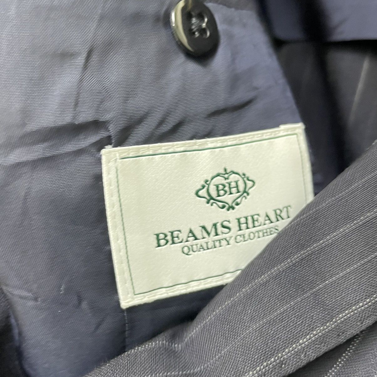 Beams Plus × Japanese Brand × Suitsupply 💥Vintage Beams Heart Stripe Jacket Size US M / EU 48-50 / 2 - 4 Thumbnail