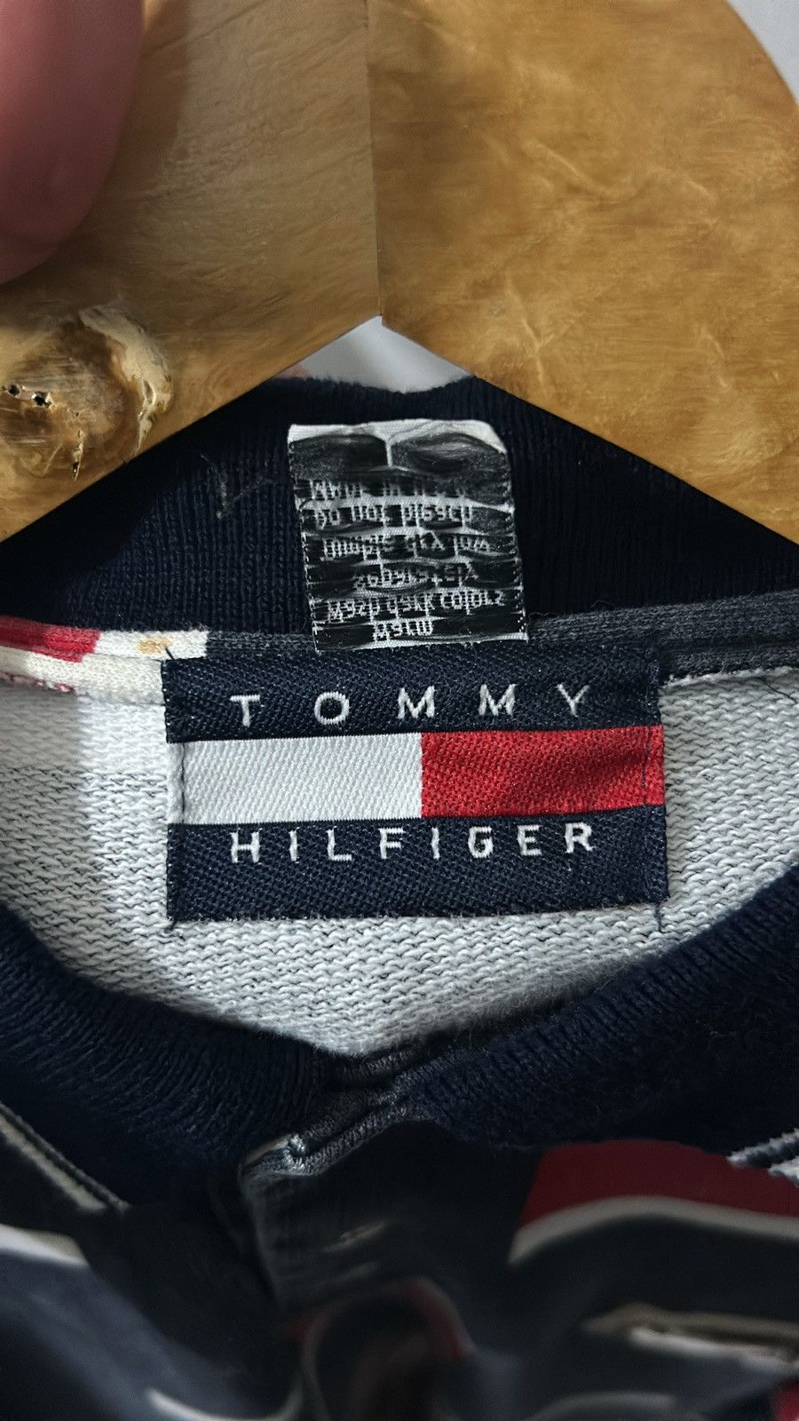 Tommy Hilfiger × Vintage Tommy Hilfiger Polo Collar Sweatshirt Size US L / EU 52-54 / 3 - 8 Thumbnail