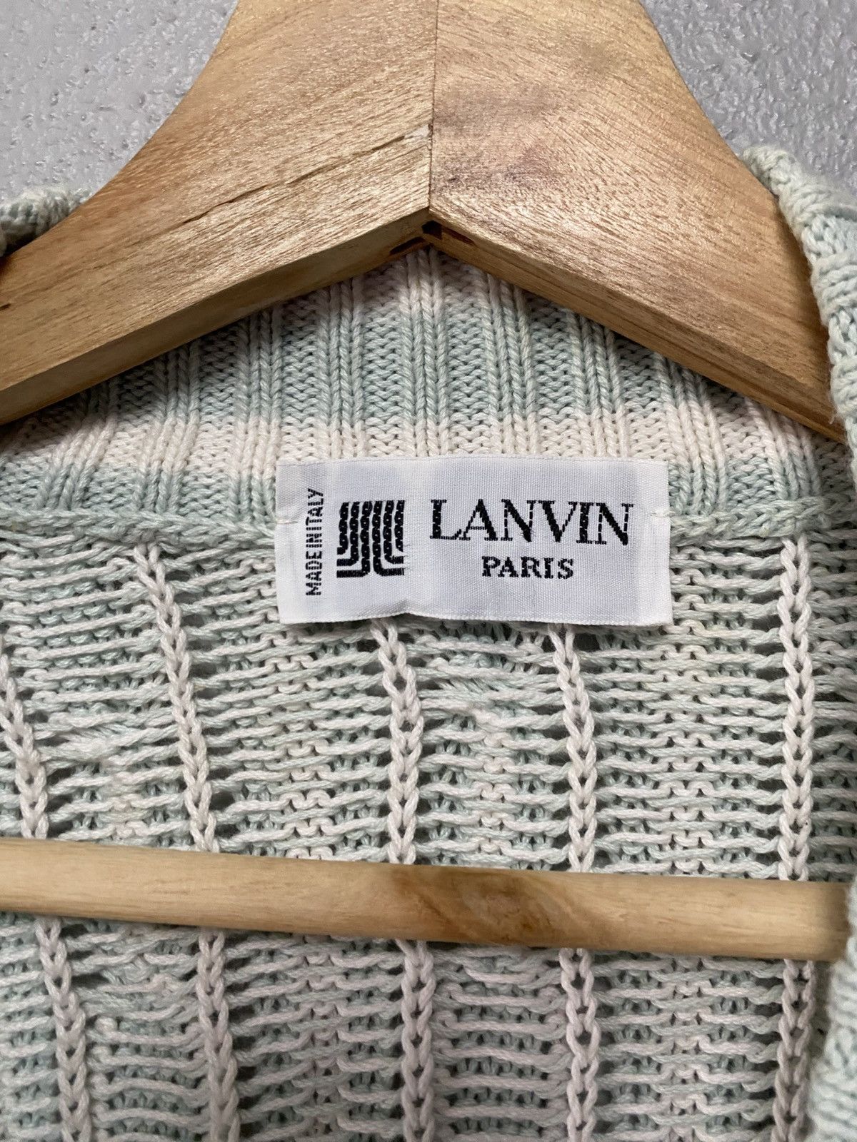 Lanvin Lanvin half button knit like coggi design Size M / US 6-8 / IT 42-44 - 6 Thumbnail
