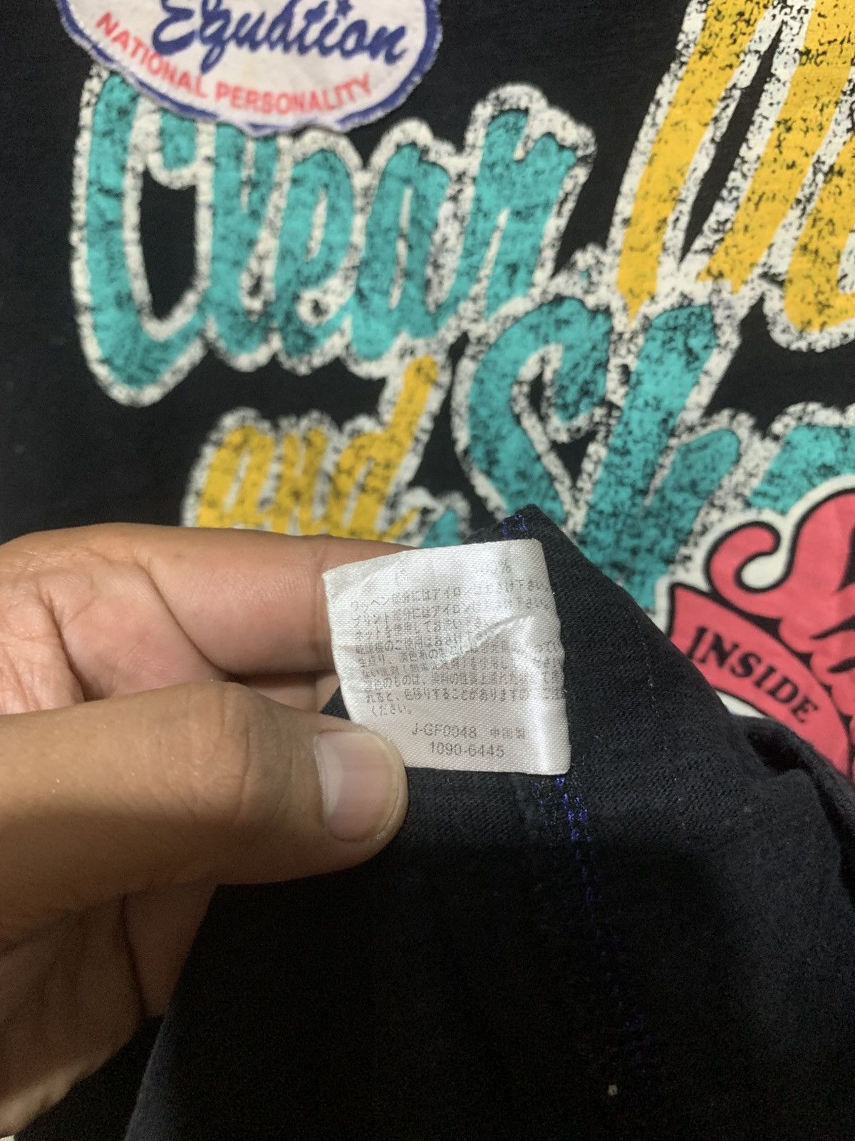 14th Addiction Japanese Corn Flake Surf Style Patch Tee Shirt Size US L / EU 52-54 / 3 - 10 Thumbnail