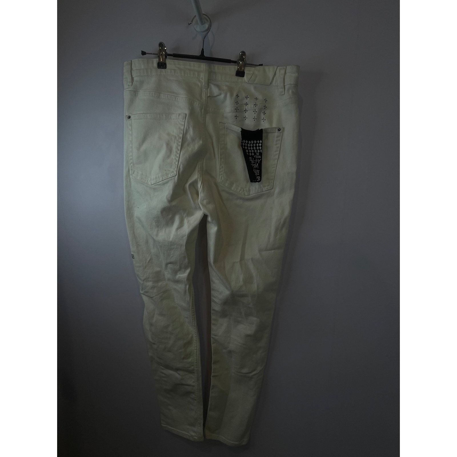 Ksubi Ksubi White Rhinestone Jeans Size US 34 / EU 50 - 3 Thumbnail