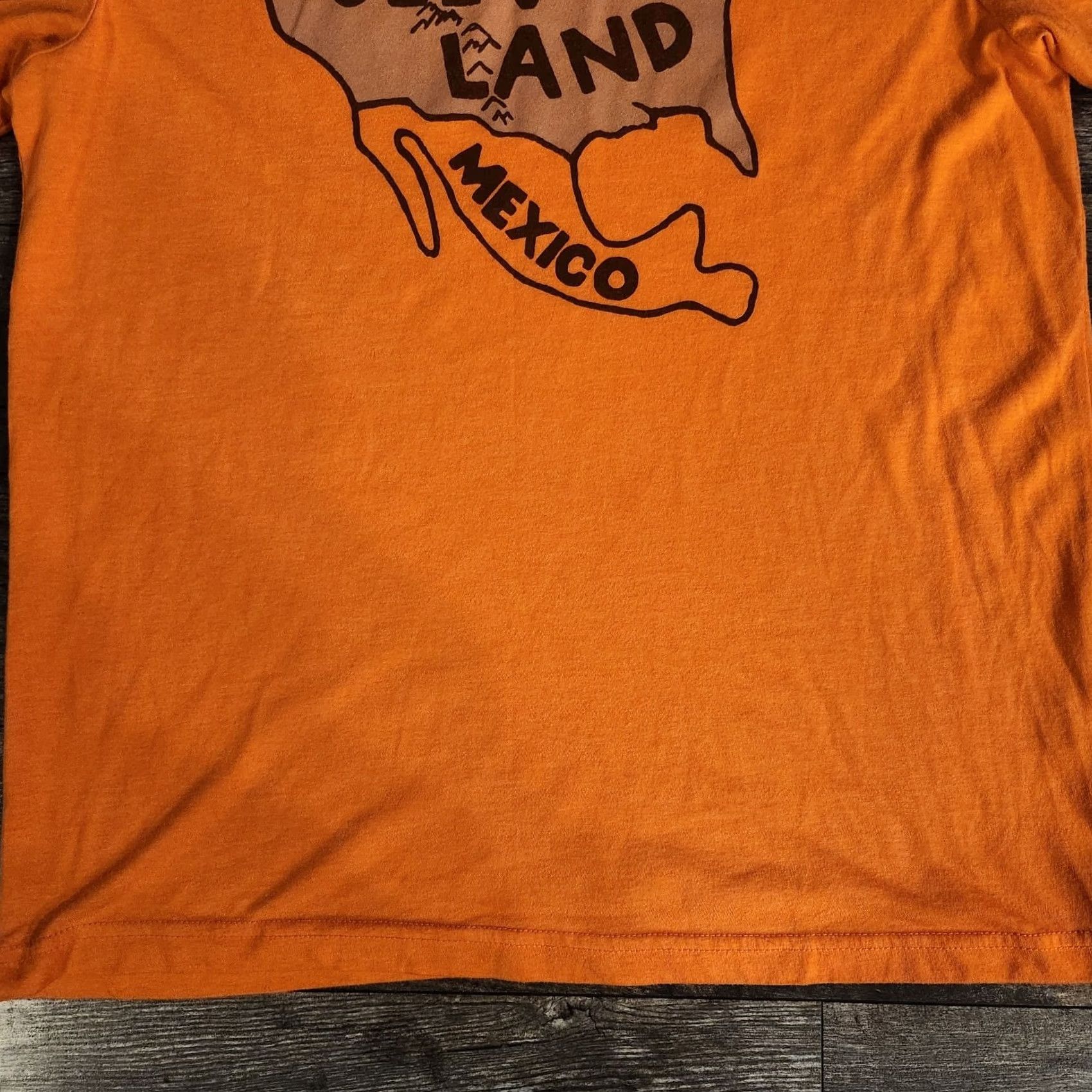 Vintage Homage Cleveland Nation Map T Tee Mens Large Orange Made In USA Browns Size US L / EU 52-54 / 3 - 2 Thumbnail