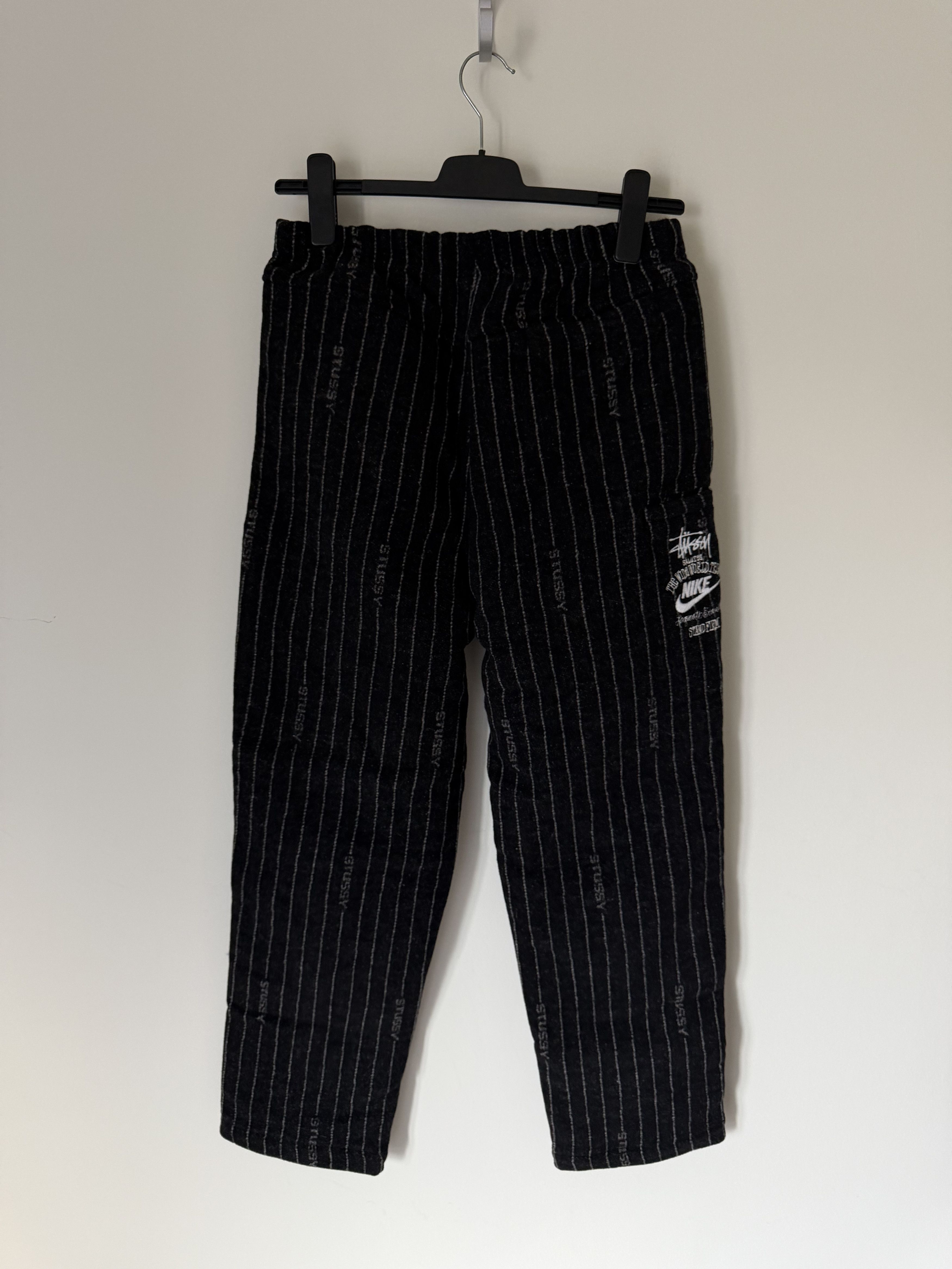 Nike × Stussy Nike x Stussy pinstripe wool pants | Grailed