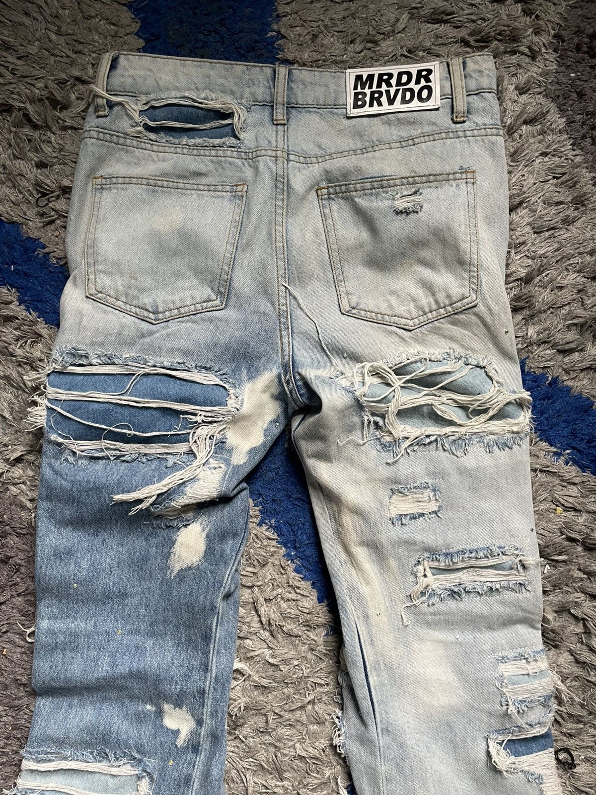 Who Decides War (SOLD) Who Decides War Final Destination Patch Crystal Denim Size US 28 / EU 44 - 7 Thumbnail