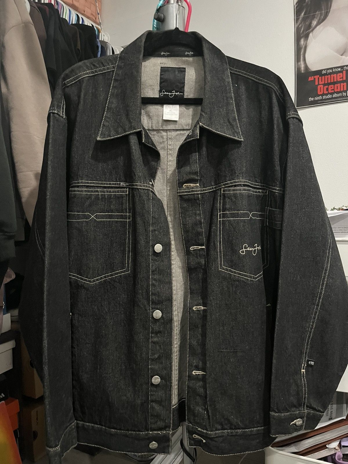 Sean John Black denim jacket by sean john Size US XL / EU 56 / 4 - 5 Thumbnail