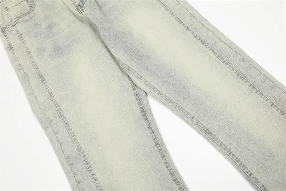 Japanese Brand × Jean Vintage stitching casual washed distressed jeans Size US 32 / EU 48 - 5 Thumbnail