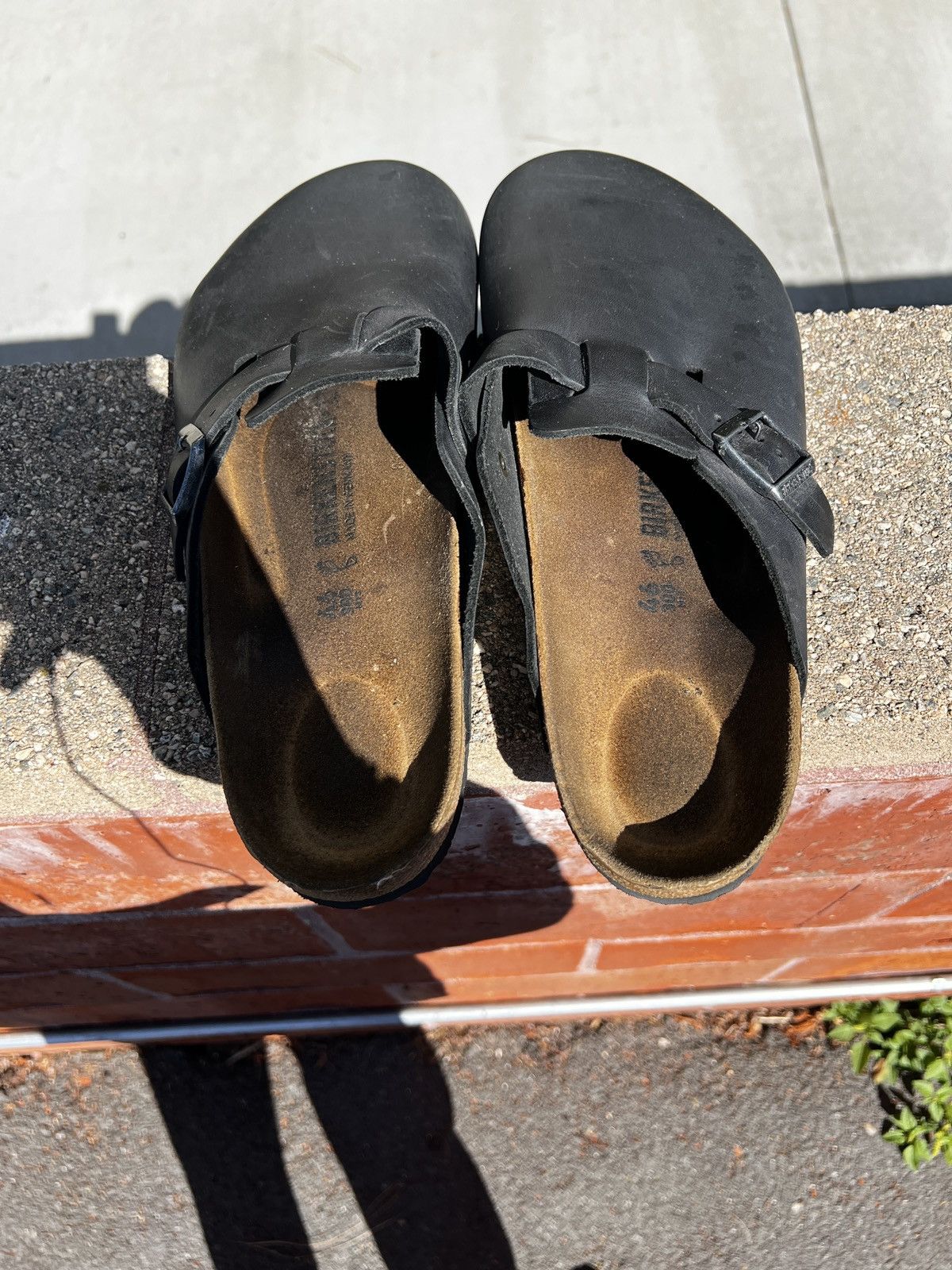 Birkenstock Burkinstock Boston Oiled Leather Size US 12 / EU 45 - 3 Thumbnail