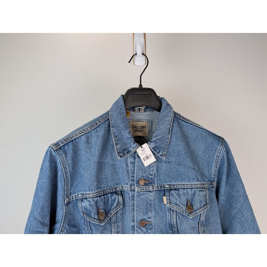 Gallery Dept. o1rshd1 Classic Levi's Trucker Denim jacket Indigo Blue Size US M / EU 48-50 / 2 - 4 Thumbnail