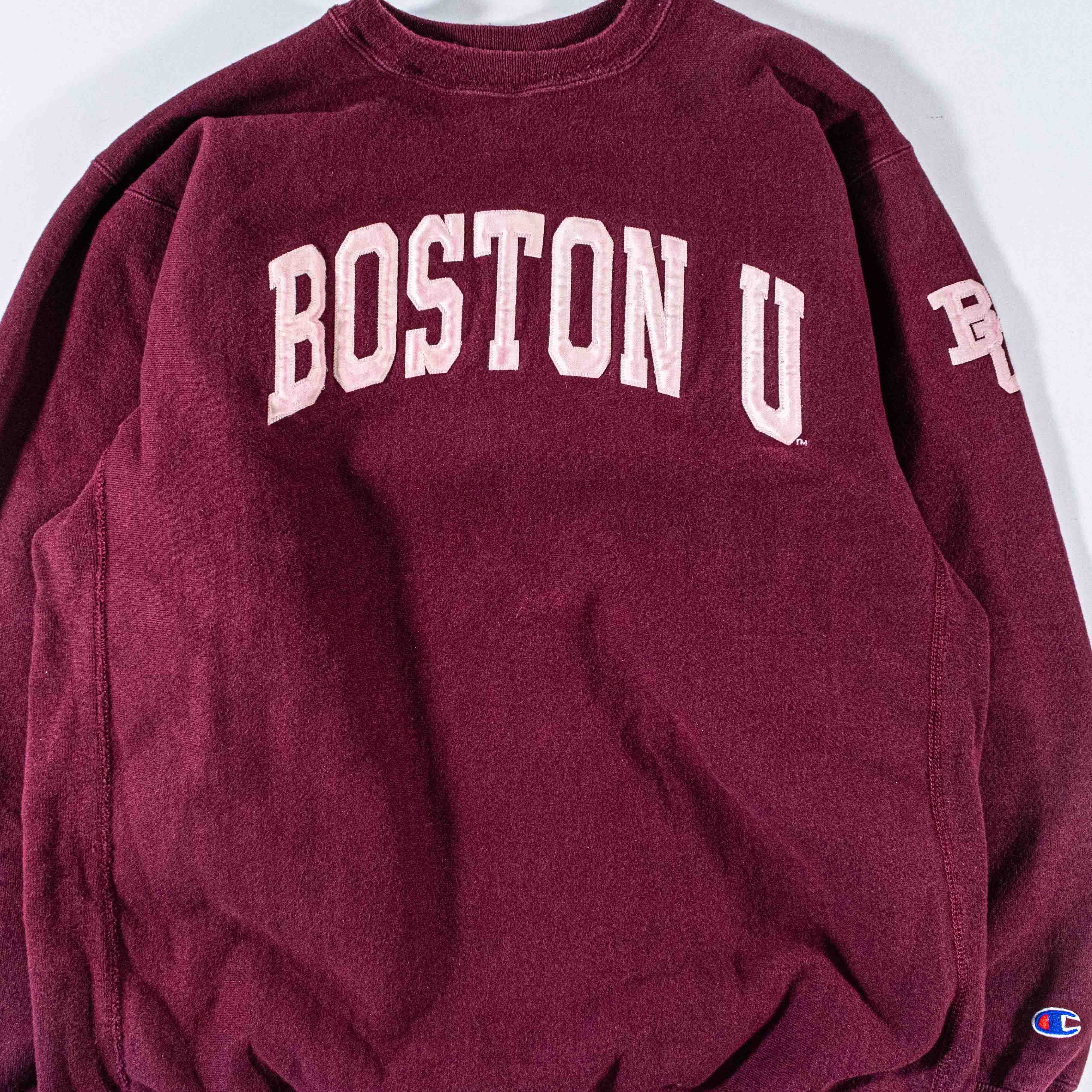 Champion Vintage Champion Reverse Weave Boston University Sweatshirt Size US XXL / EU 58 / 5 - 5 Thumbnail