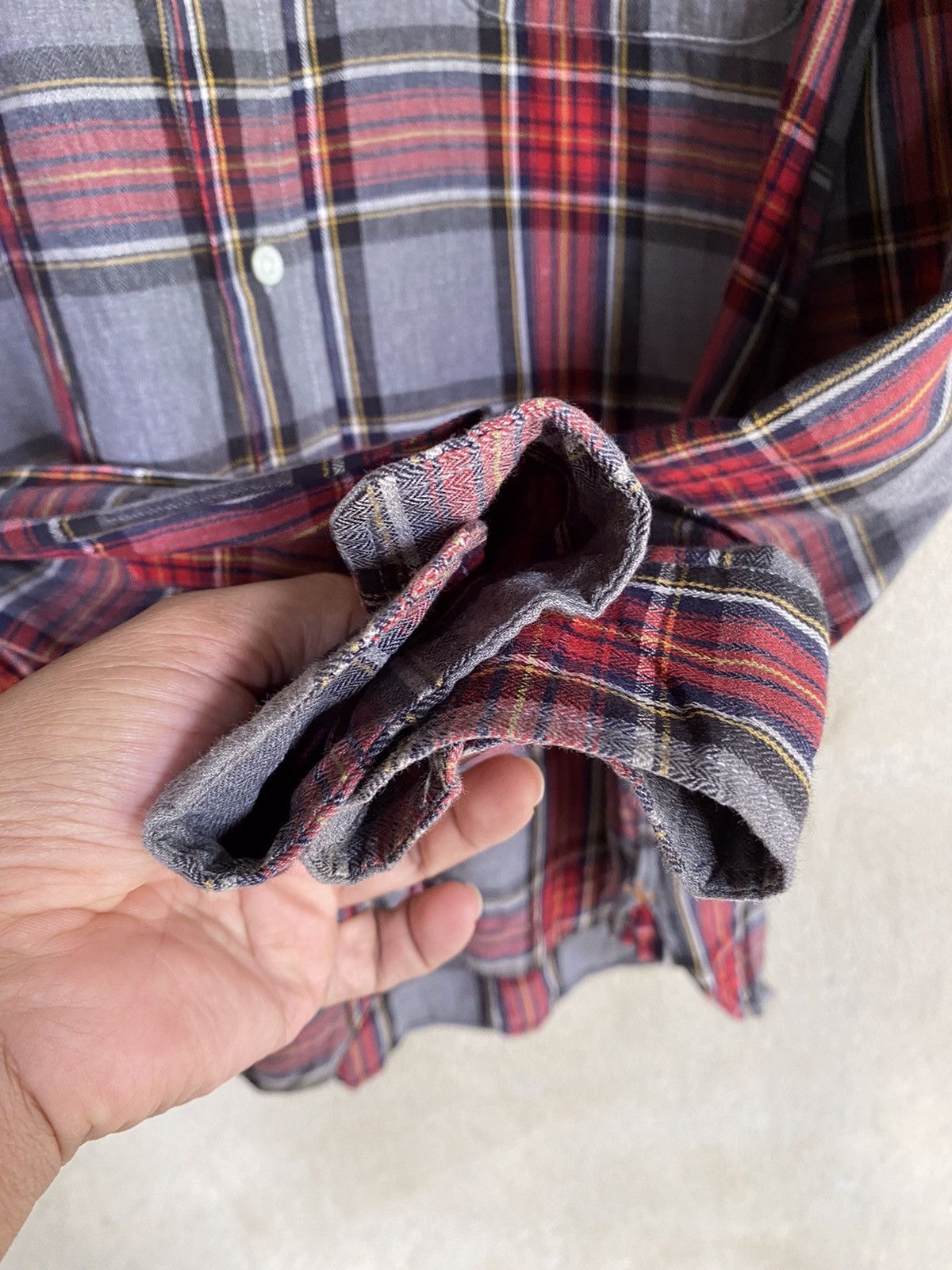 Beams Plus Japanese Brand Beams Plaid Tartan Flannel Shirt Size US S / EU 44-46 / 1 - 6 Thumbnail