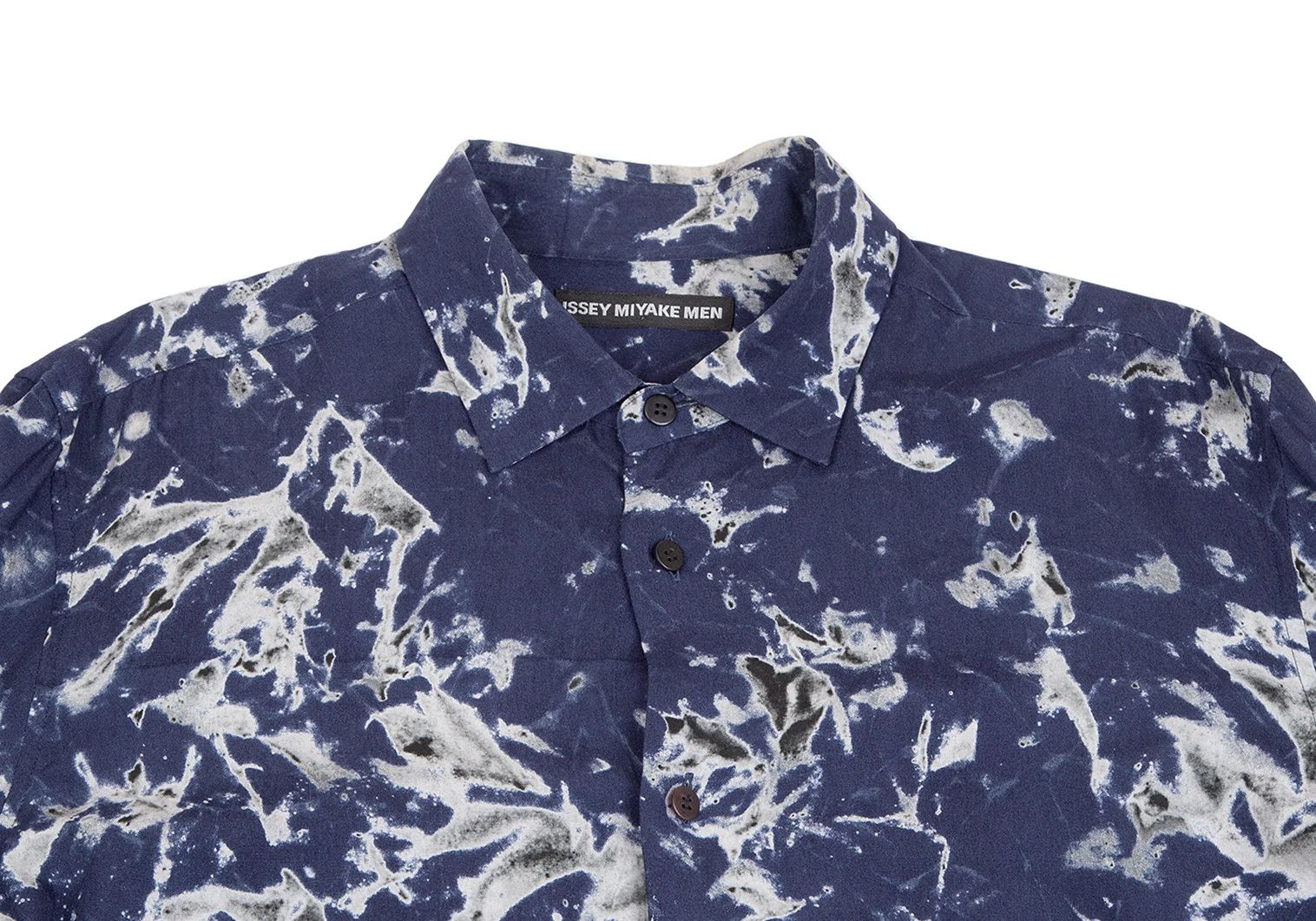 Issey Miyake Graphic Print Shirt in Navy Size 4 Size US XL / EU 56 / 4 - 2 Thumbnail