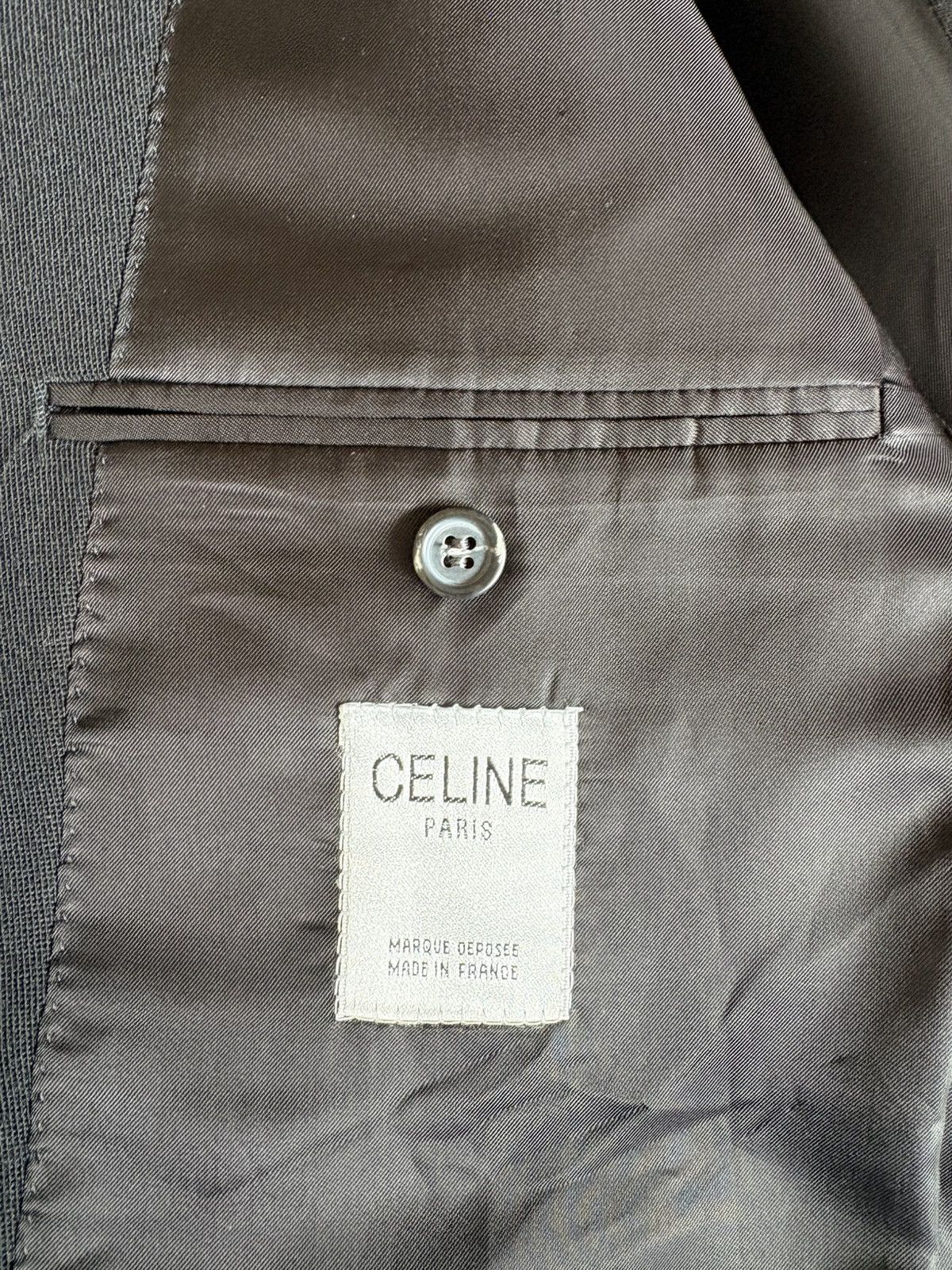 Celine Vintage Céline Paris Suit Jacket Double Breasted Blazer Size 46R - 7 Thumbnail
