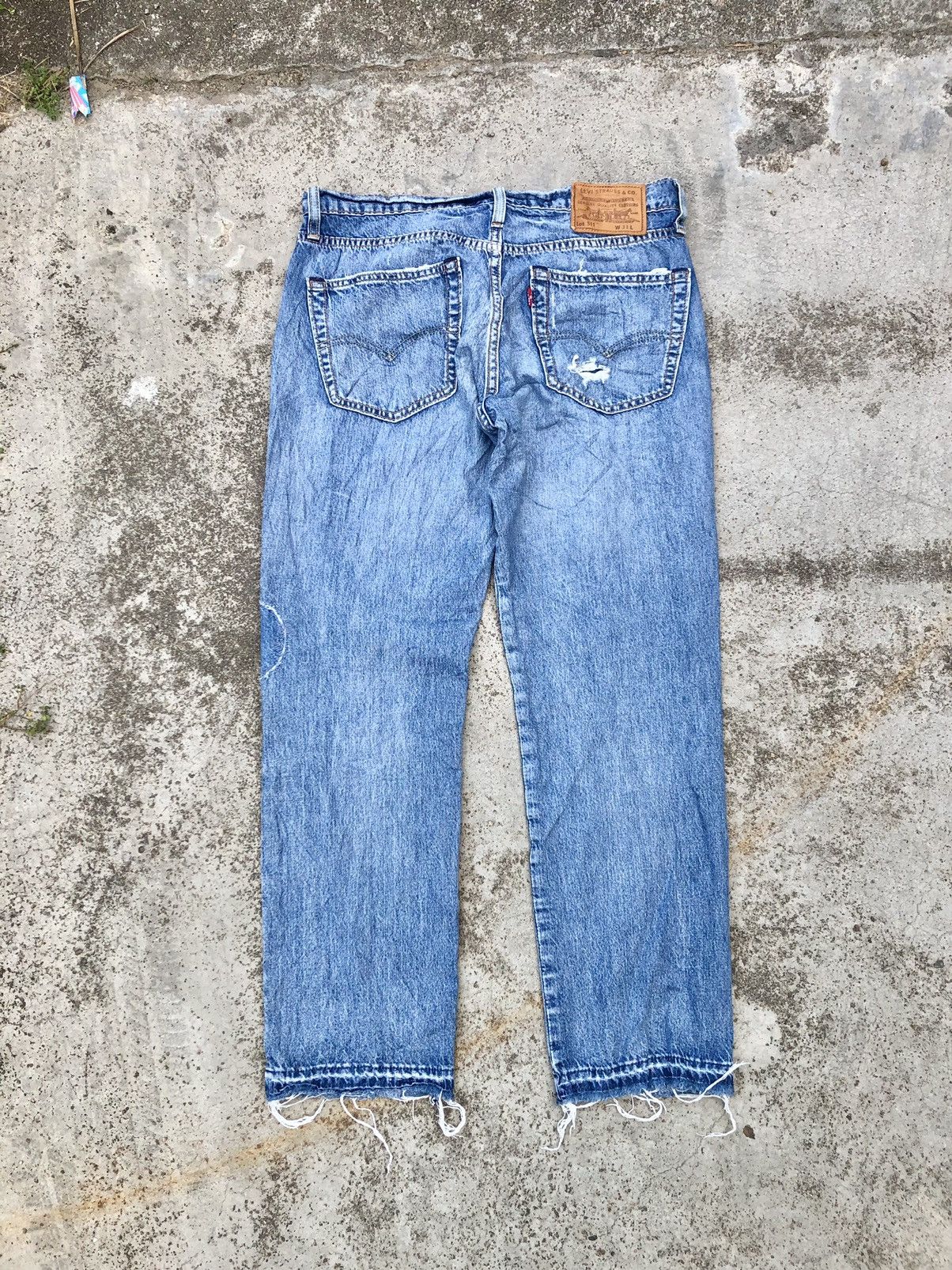 Levi's BIG E LEVIS 511 SLIM FIT DISTRESSED DENIM Size US 31 - 9 Thumbnail