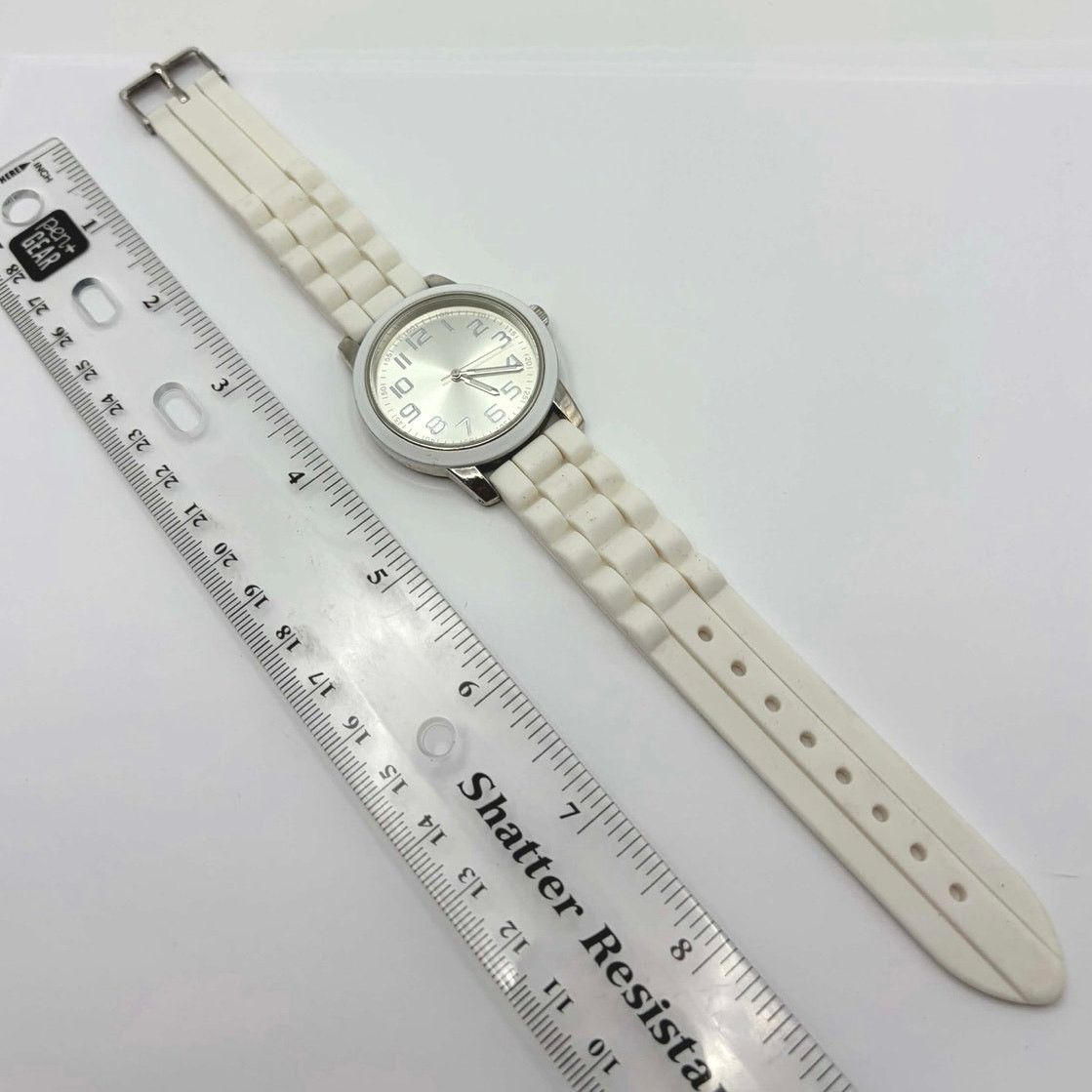 Other White & Silver Retro Men’s Watch Size ONE SIZE - 2 Thumbnail