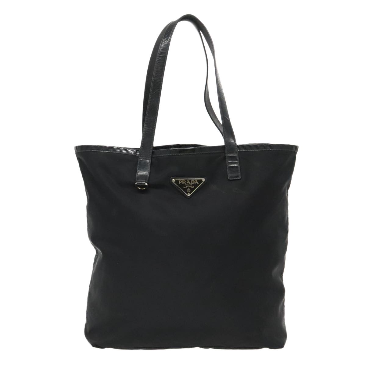 Prada Tessuto Black Synthetic Tote Bag (Pre-Owned) Size ONE SIZE - 1 Thumbnail