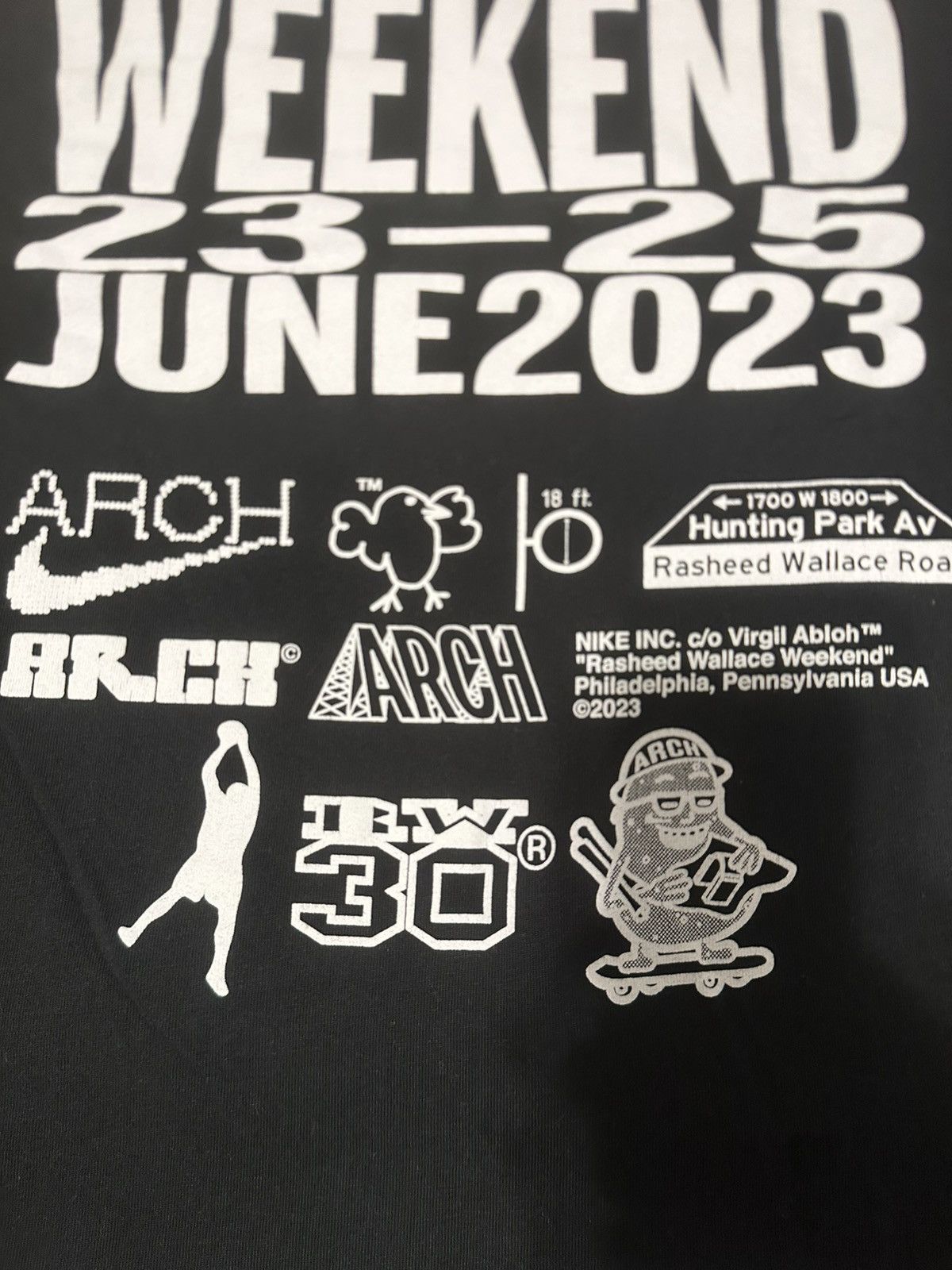 Nike × Off-White Nike x off white Rasheed Wallace weekend t shirt F&F Size US L / EU 52-54 / 3 - 7 Thumbnail