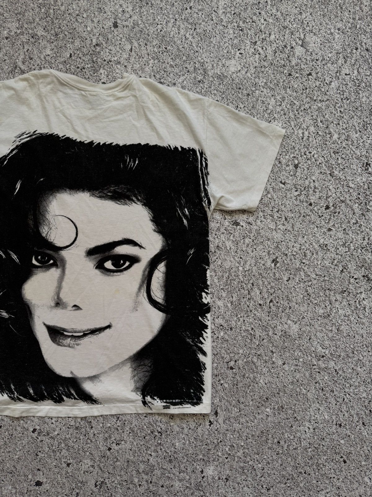Band Tees × Michael Jackson Vintage 1992 Michael Jackson King Of Pop Tour Eyes T-Shirt Size US XL / EU 56 / 4 - 8 Thumbnail