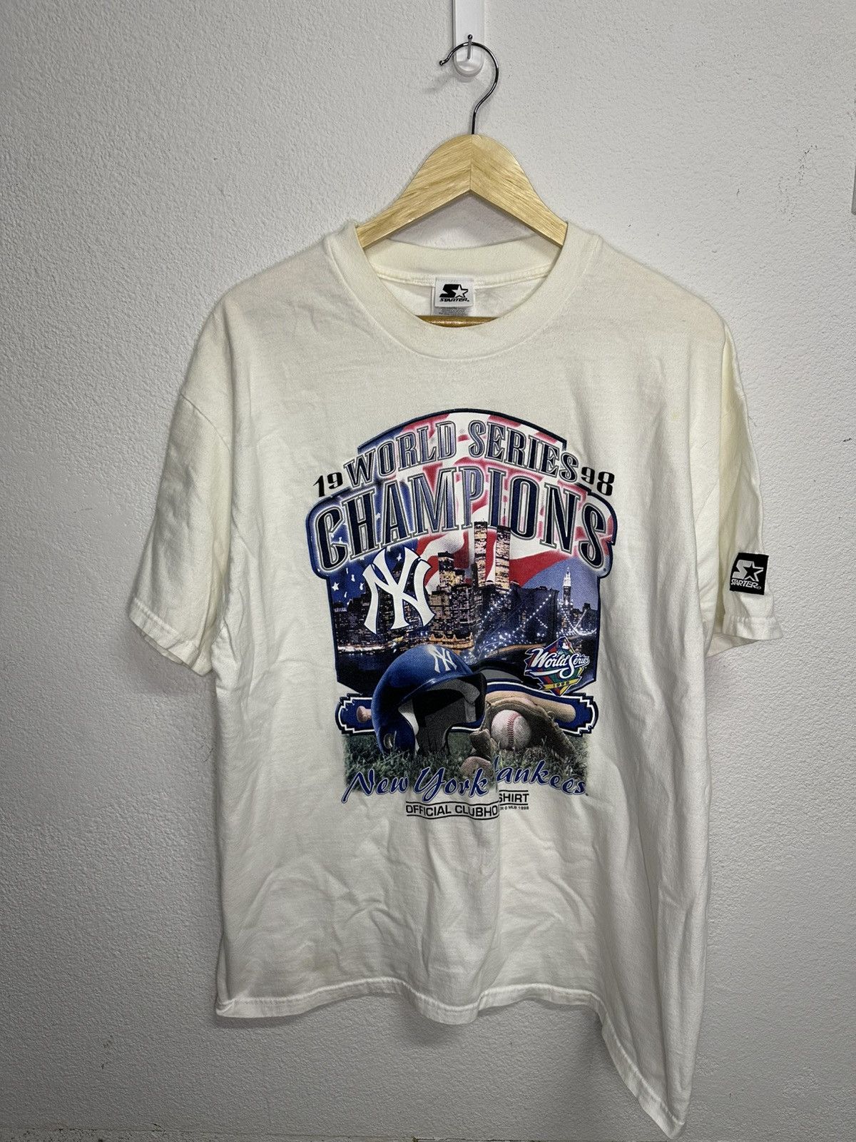 MLB Vintage New York Yankees starter T-shirt Size US XL / EU 56 / 4 - 1 Thumbnail