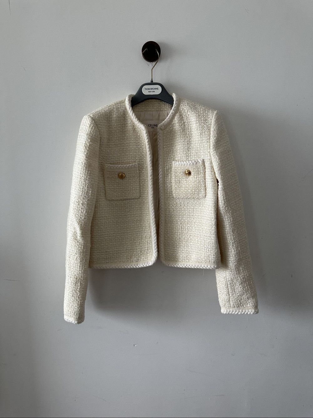 Celine Celine Tweed Jacket Size 36 Size XS / US 0-2 / IT 36-38 - 1 Thumbnail